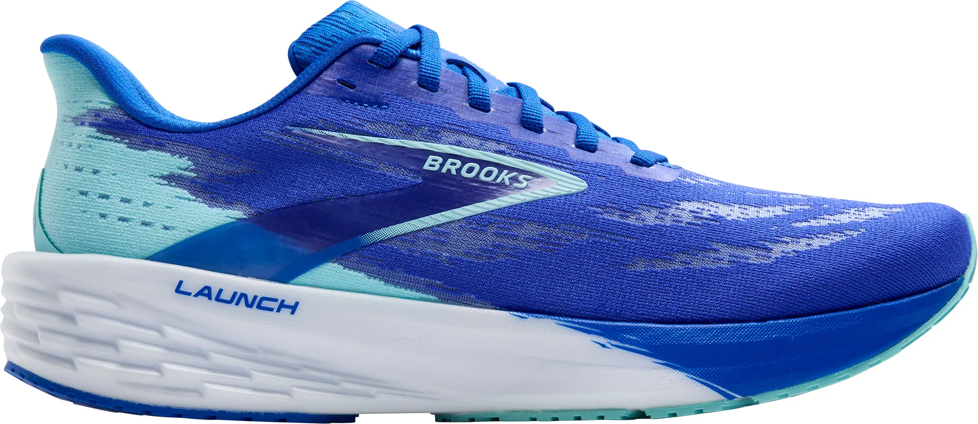 Flexible Fit Busy Professionals Dock Easy Brooks Launch 11 Mens Running Shoes - Blue