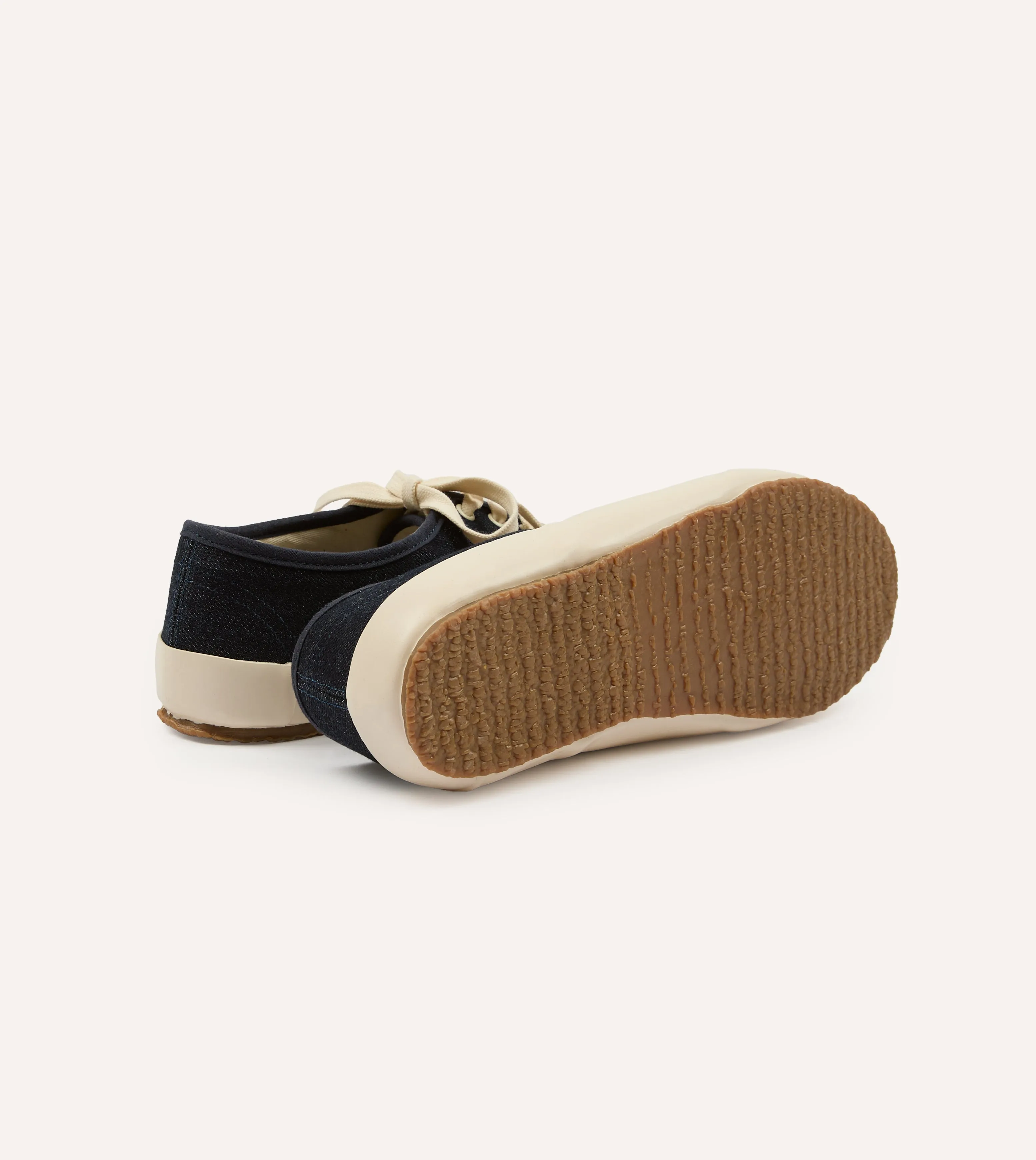 Stretch Fabric Travel Light Comfort Run Drake's By Reproduction of Found Denim Military Trainer