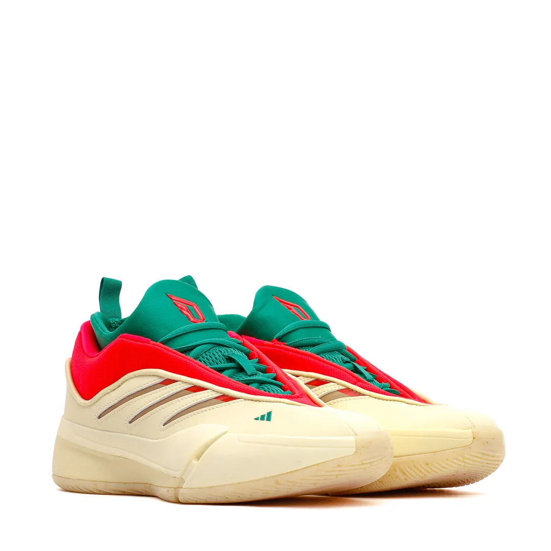 LeatherUpper Minimalist Adidas Basketball Men Dame 9 Egg Nog JH6627