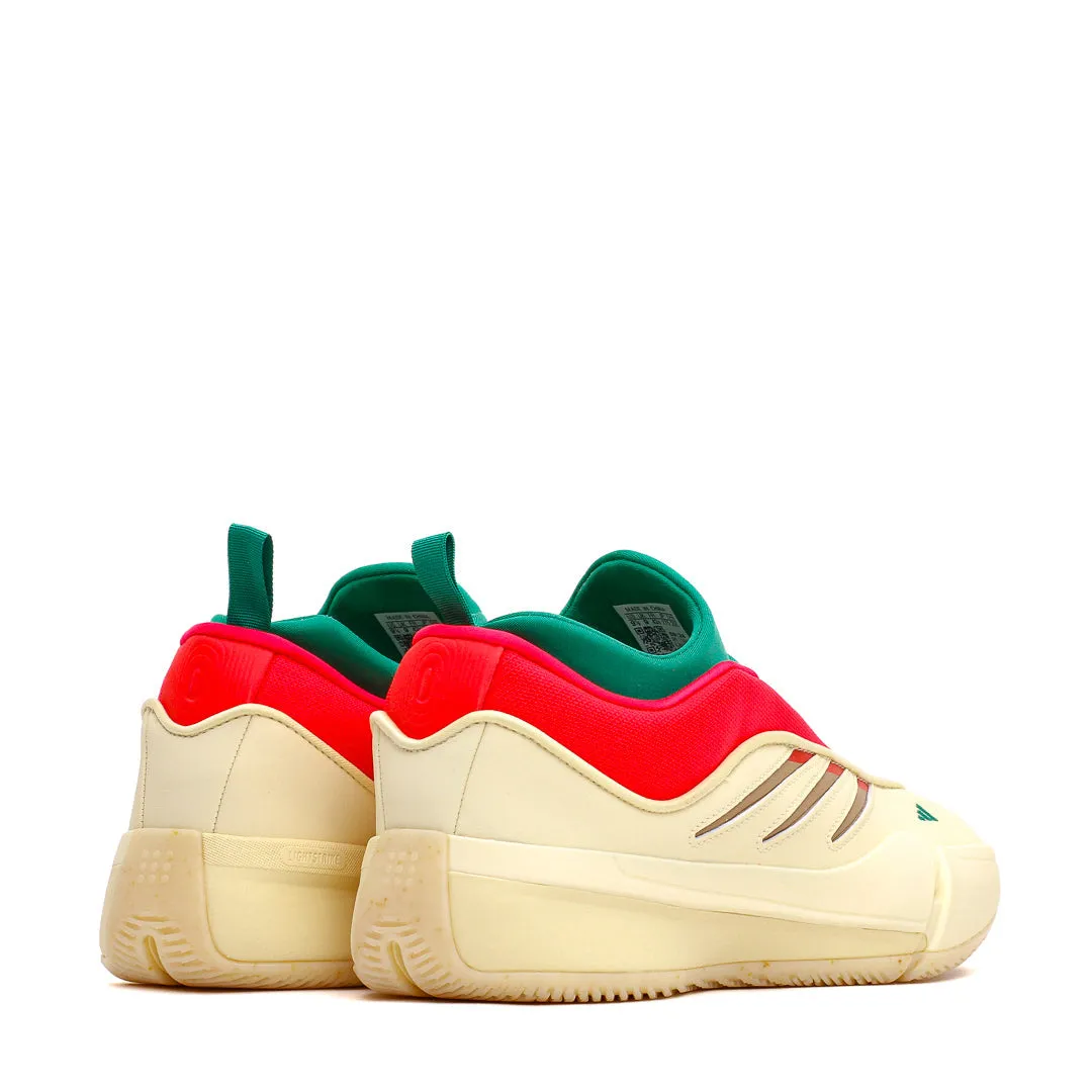 Hyperelastic Foam Midsole Technology Adidas Basketball Men Dame 9 Egg Nog JH6627