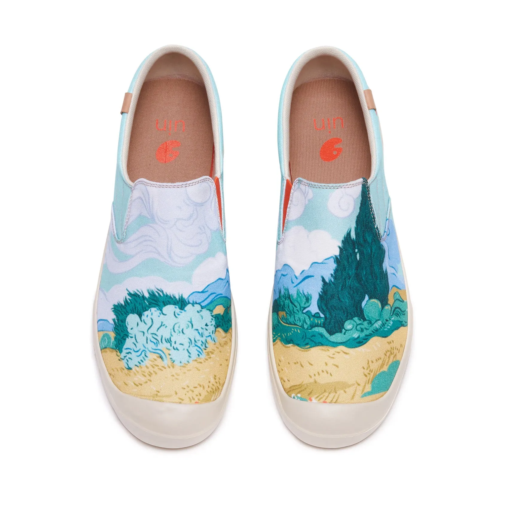 Sleek Edge Van Gogh Wheatfield with Cypresses Cadiz Women