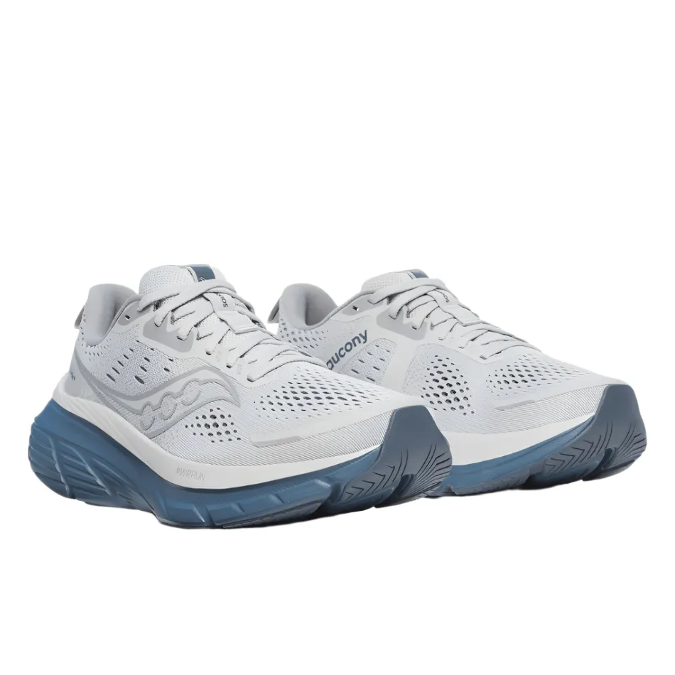Saucony Men's Guide 18 Running Shoes in Fossil/Dusk AW25 ToeProtection Anti Impact