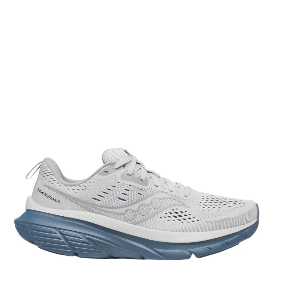 Saucony Men's Guide 18 Running Shoes in Fossil/Dusk AW25 StablePlatform racing use