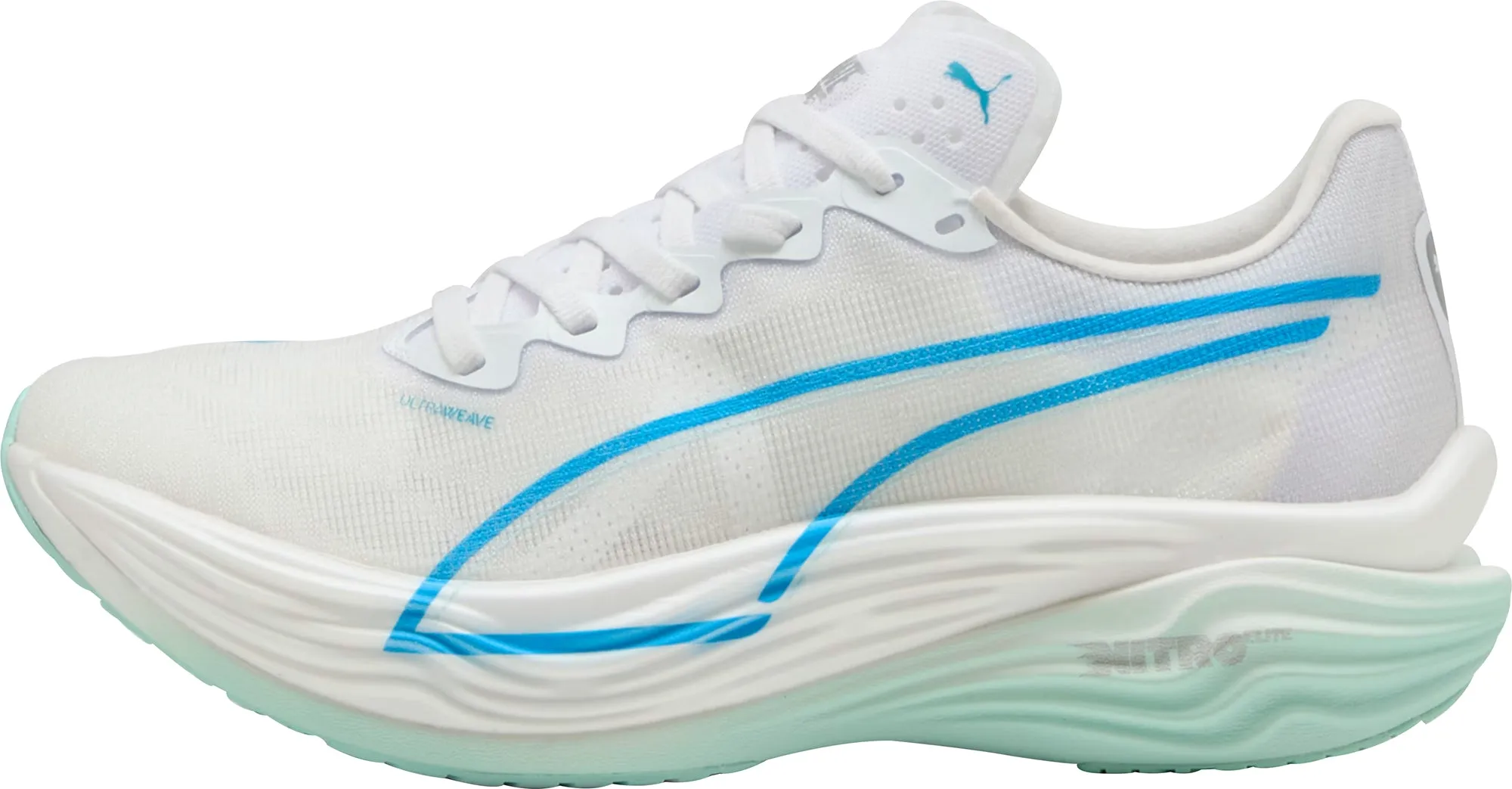 Puma Deviate Nitro Elite 3 Mens Running Shoes - White Angel Glow Training