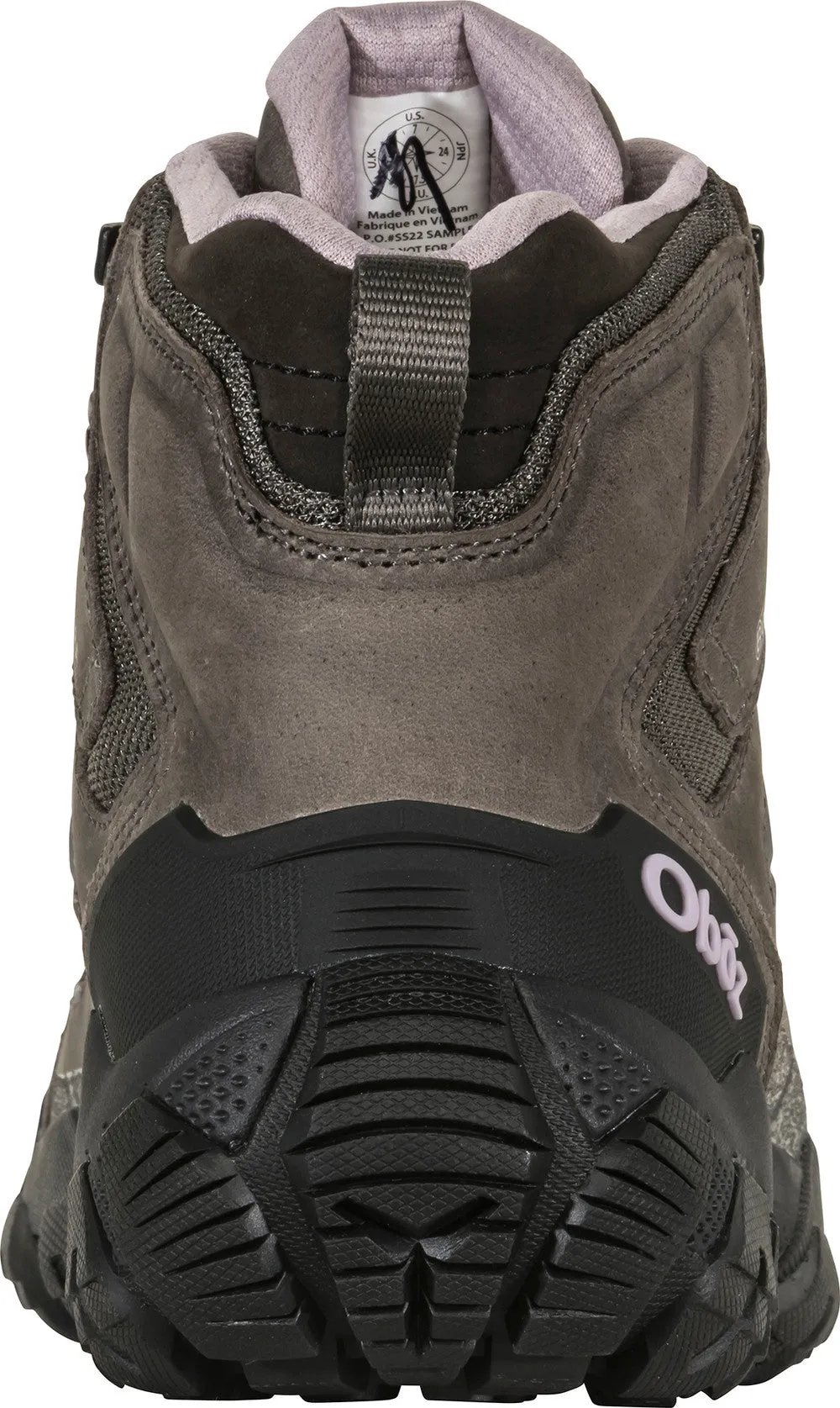 Oboz Sawtooth X Mid Waterproof (Women's) - Charcoal Rock Climbing Gear Offroad Trail