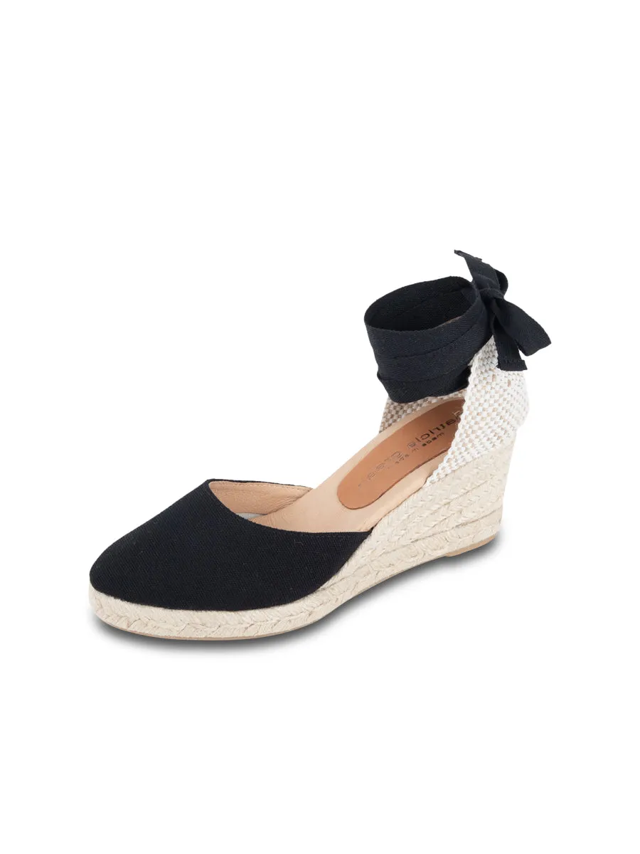 Leon Closed Toe Lace Up Espadrille Functional Shoes