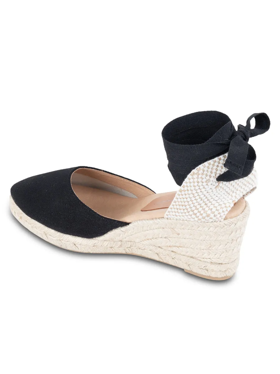 Leon Closed Toe Lace Up Espadrille Classic
