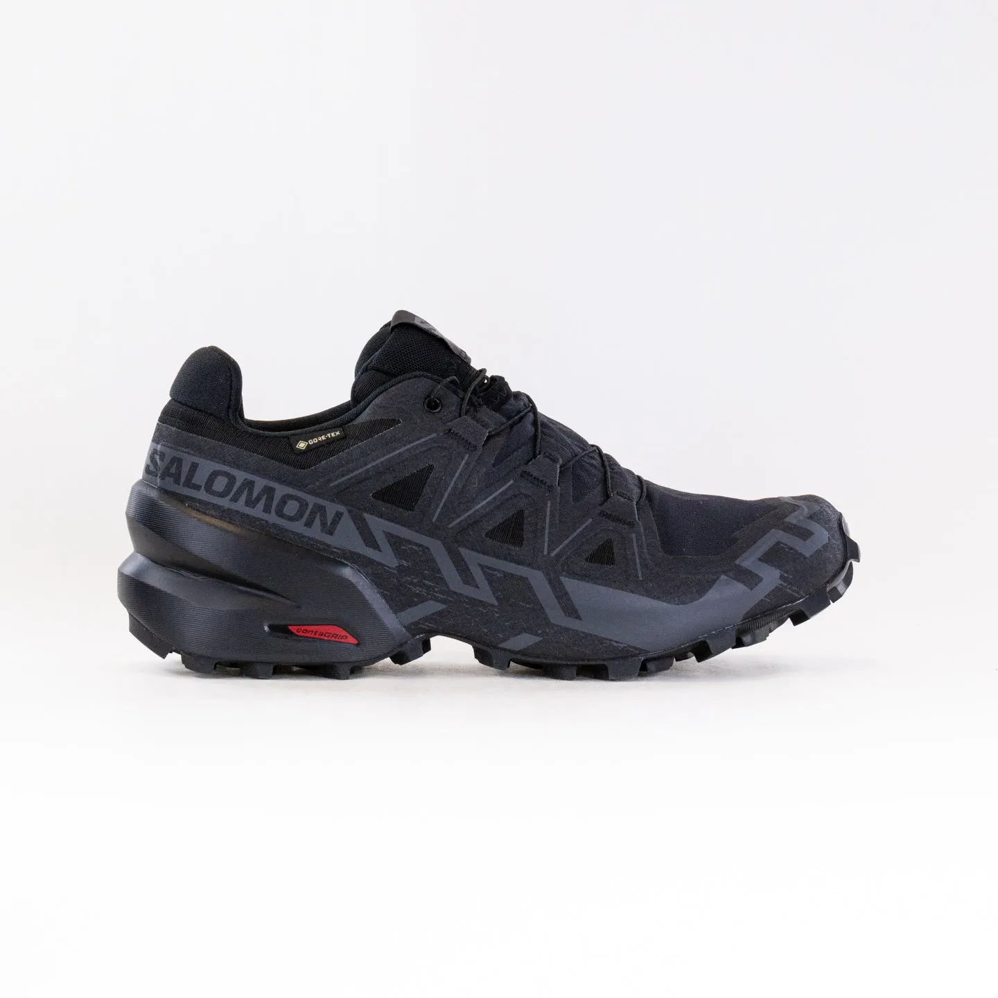 Secure Comfort Advanced Support SALOMON SPEEDCROSS 6 GTX (Men's) - Black/Black Phantom
