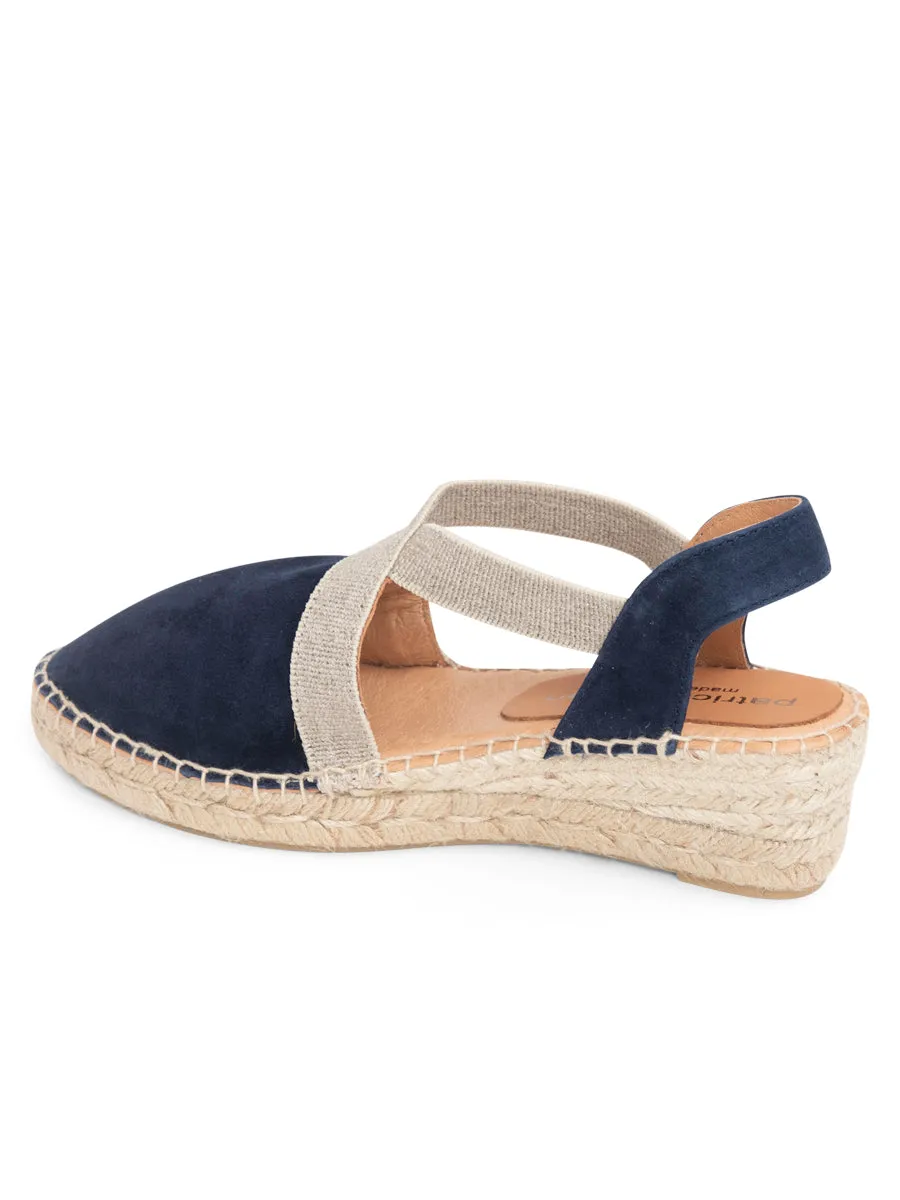 Sun Path Grace Closed Toe Elastic Espadrille