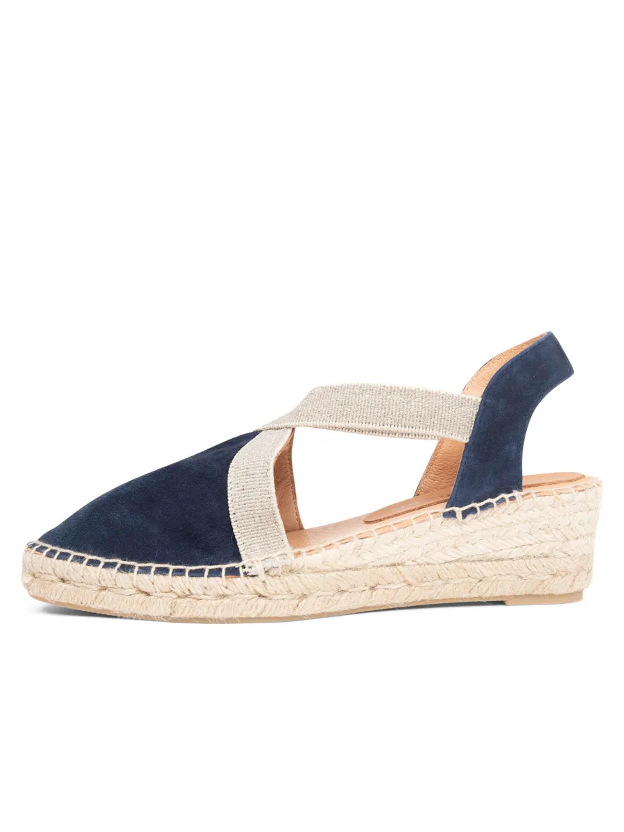Modern Design Cushion Grip Grace Closed Toe Elastic Espadrille