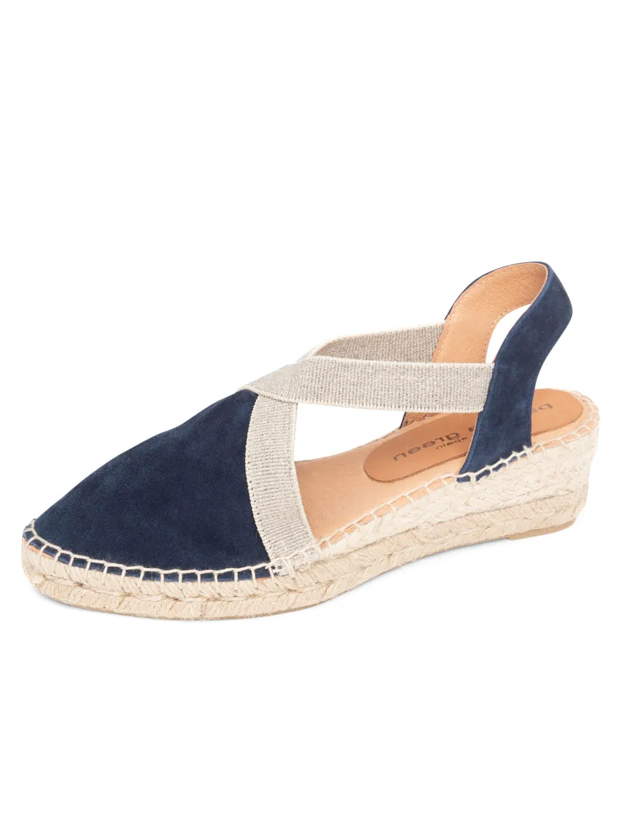 Leaf Path Grace Closed Toe Elastic Espadrille