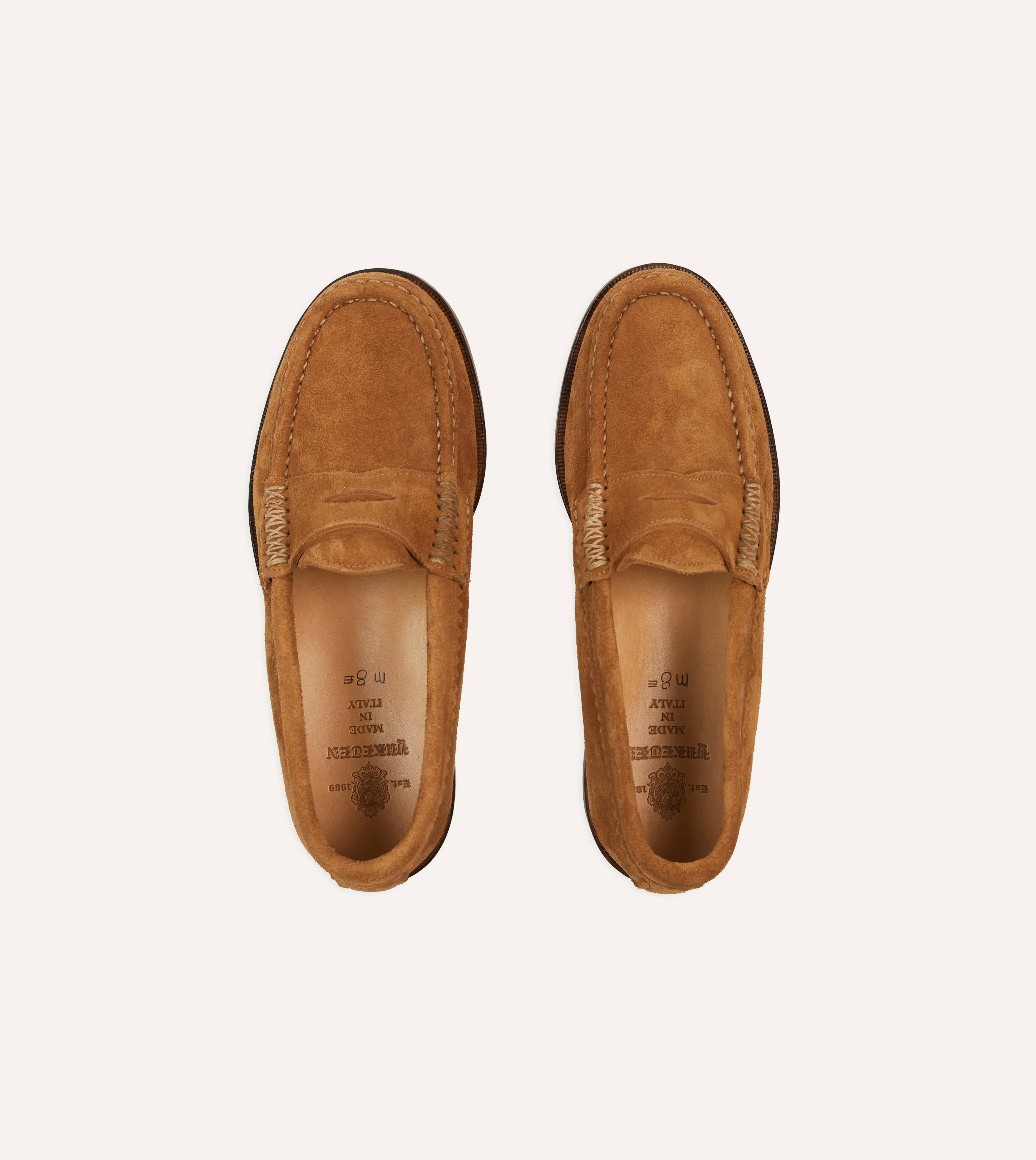 Adjustable Straps Yuketen Brown Leather Rob??s Loafer