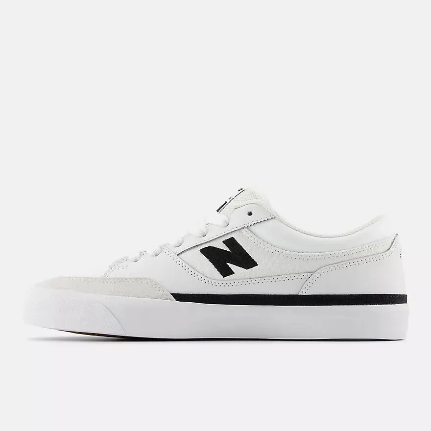 Comfortable fit New Balance Numeric Franky Villani 417 Skateboard Shoes - White With Black