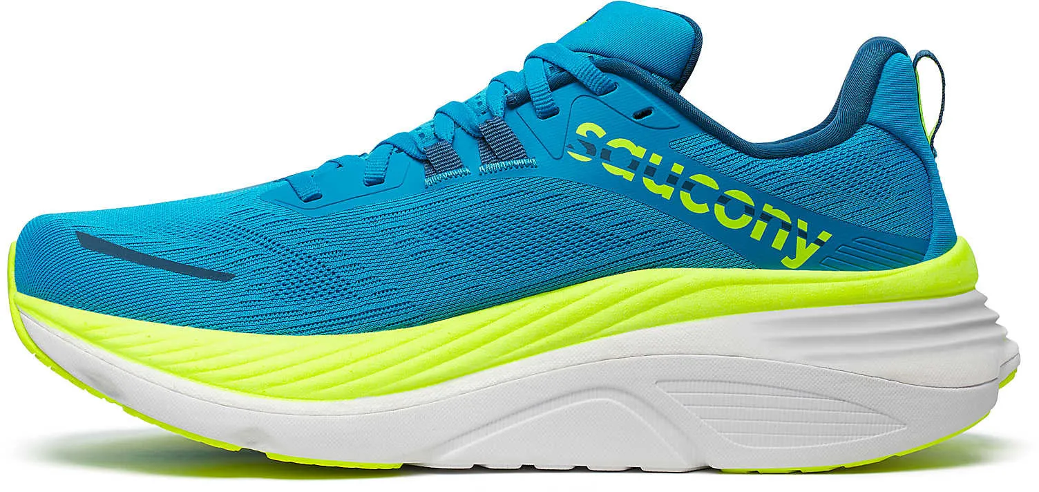 Saucony Hurricane 24 Mens Running Shoes - Blue Canvas Cool All Time