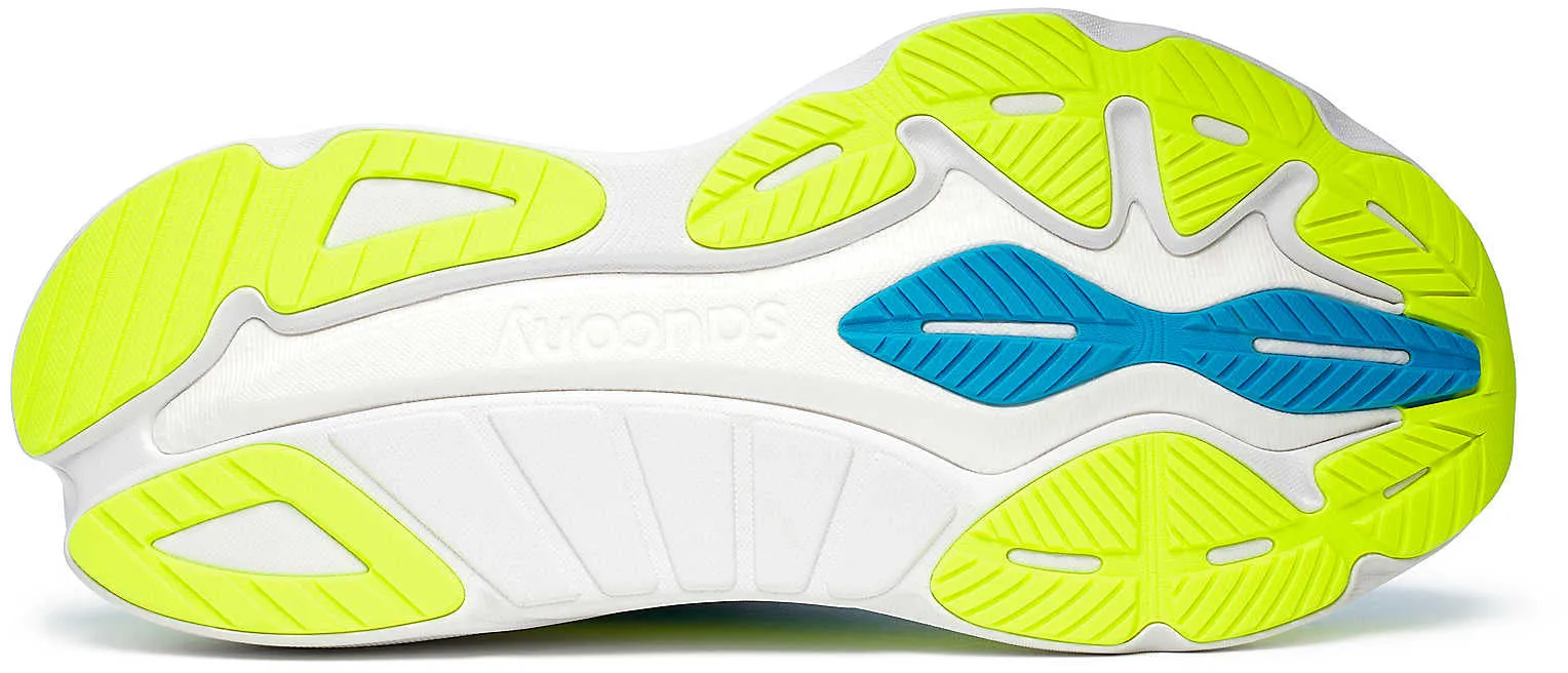 Saucony Hurricane 24 Mens Running Shoes - Blue Dinner Look Smart Look
