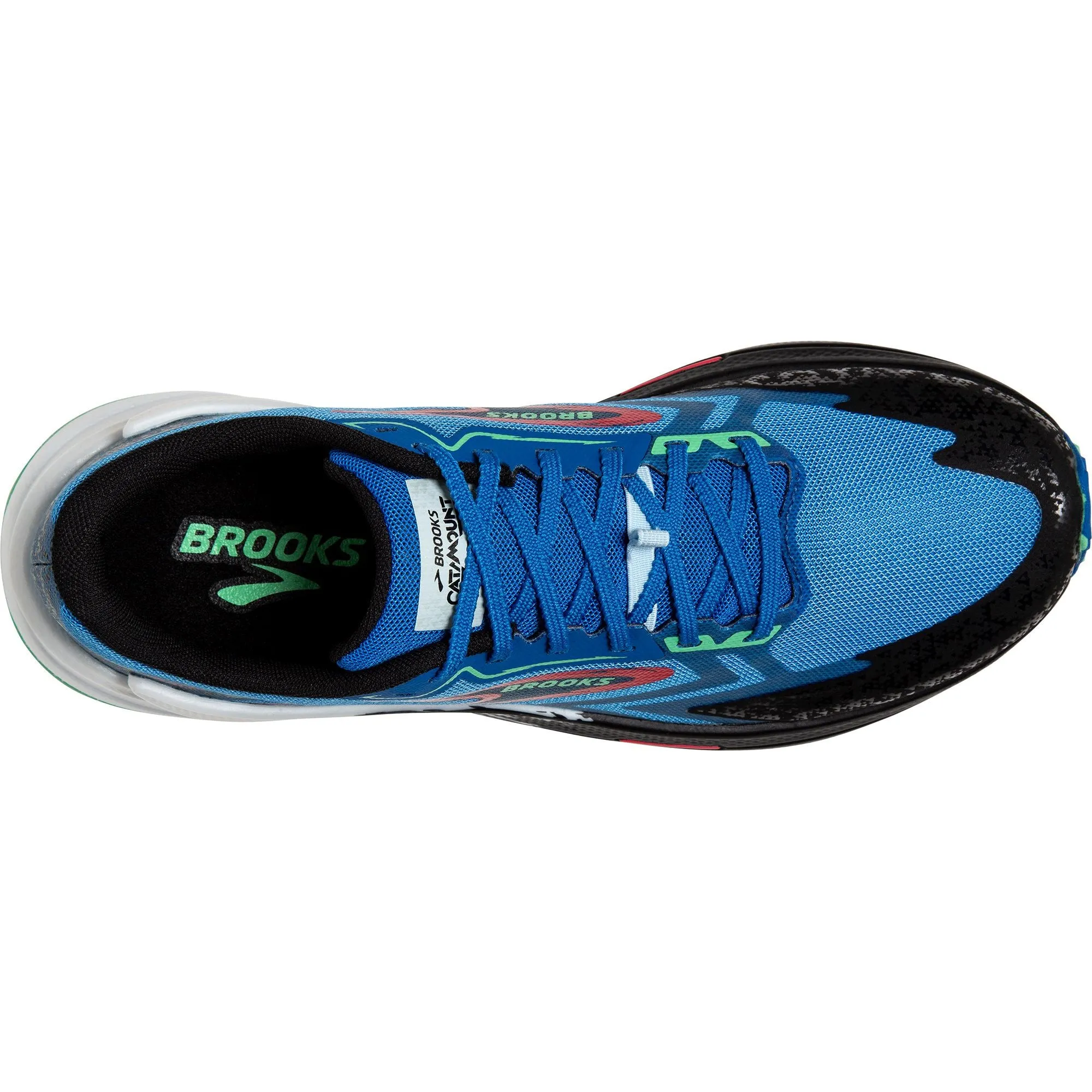Matte Edge Brooks Catamount 3 Mens Trail Running Shoes - Blue