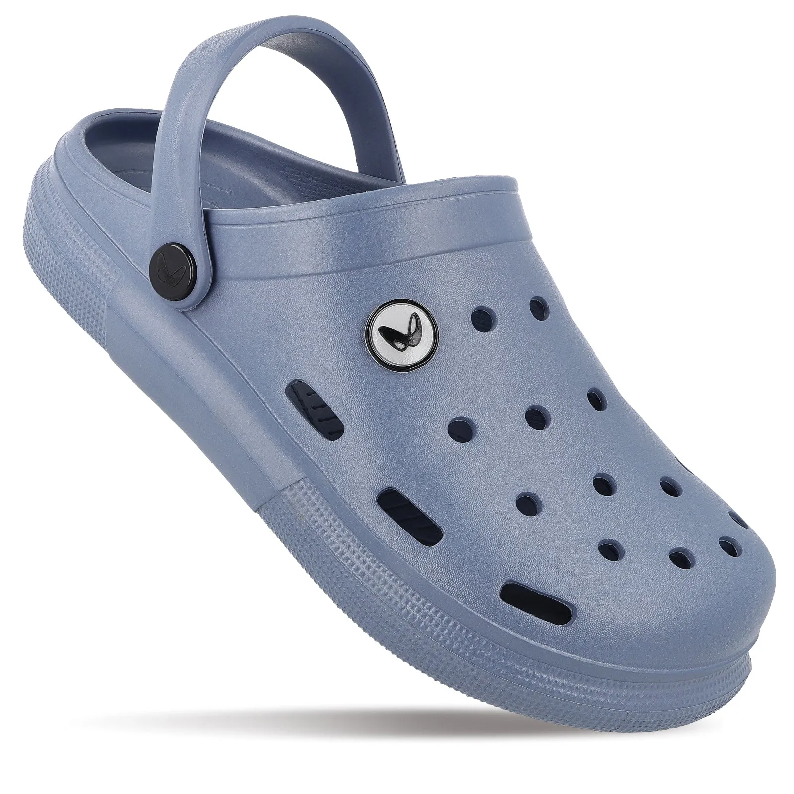 Wrap Around Strap Men's Clogs  - WC4843 Cool Grey