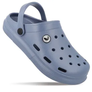 Wrap Around Strap Men's Clogs  - WC4843 Cool Grey