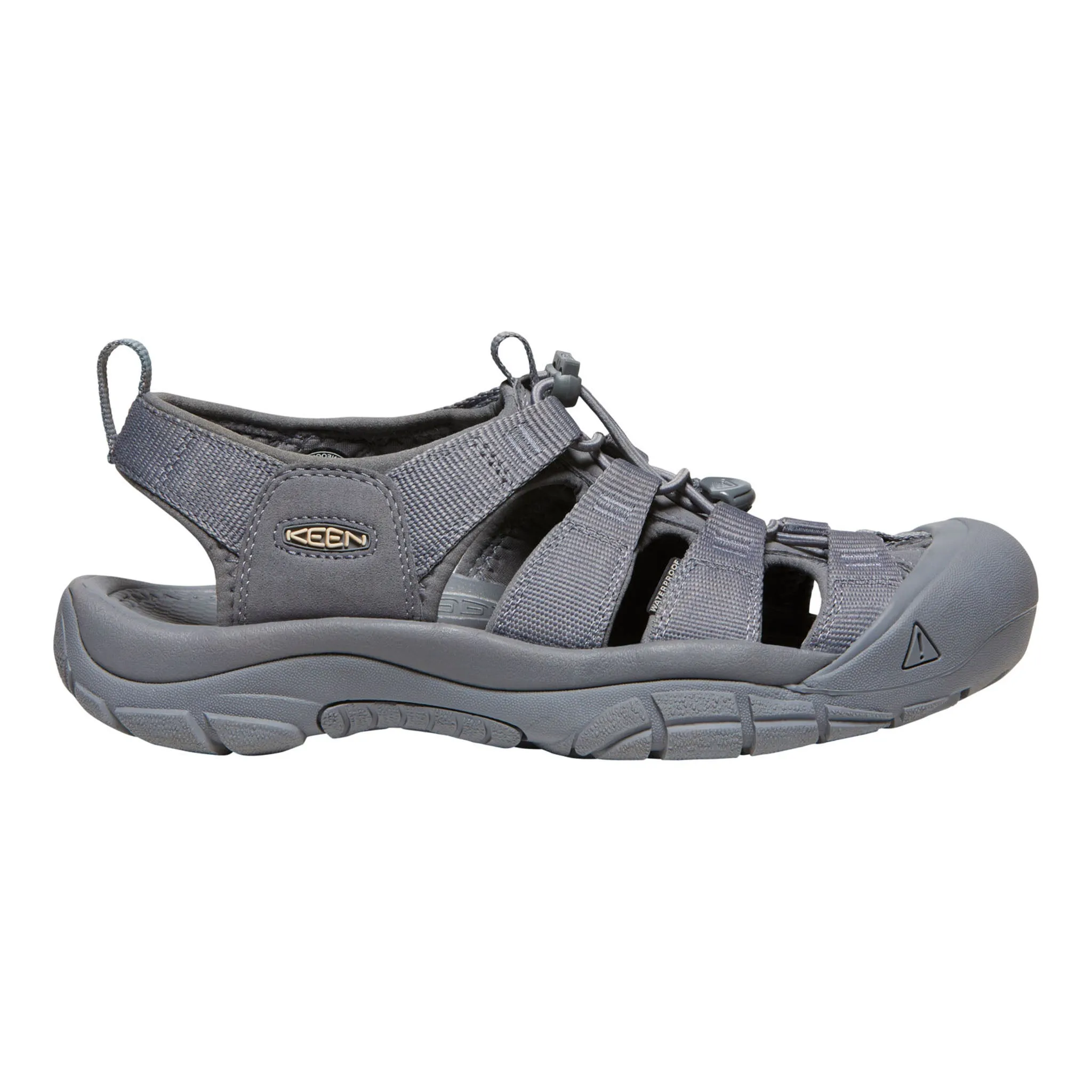 Men's Newport H2 Steel Grey Closed Design Retro Vibe