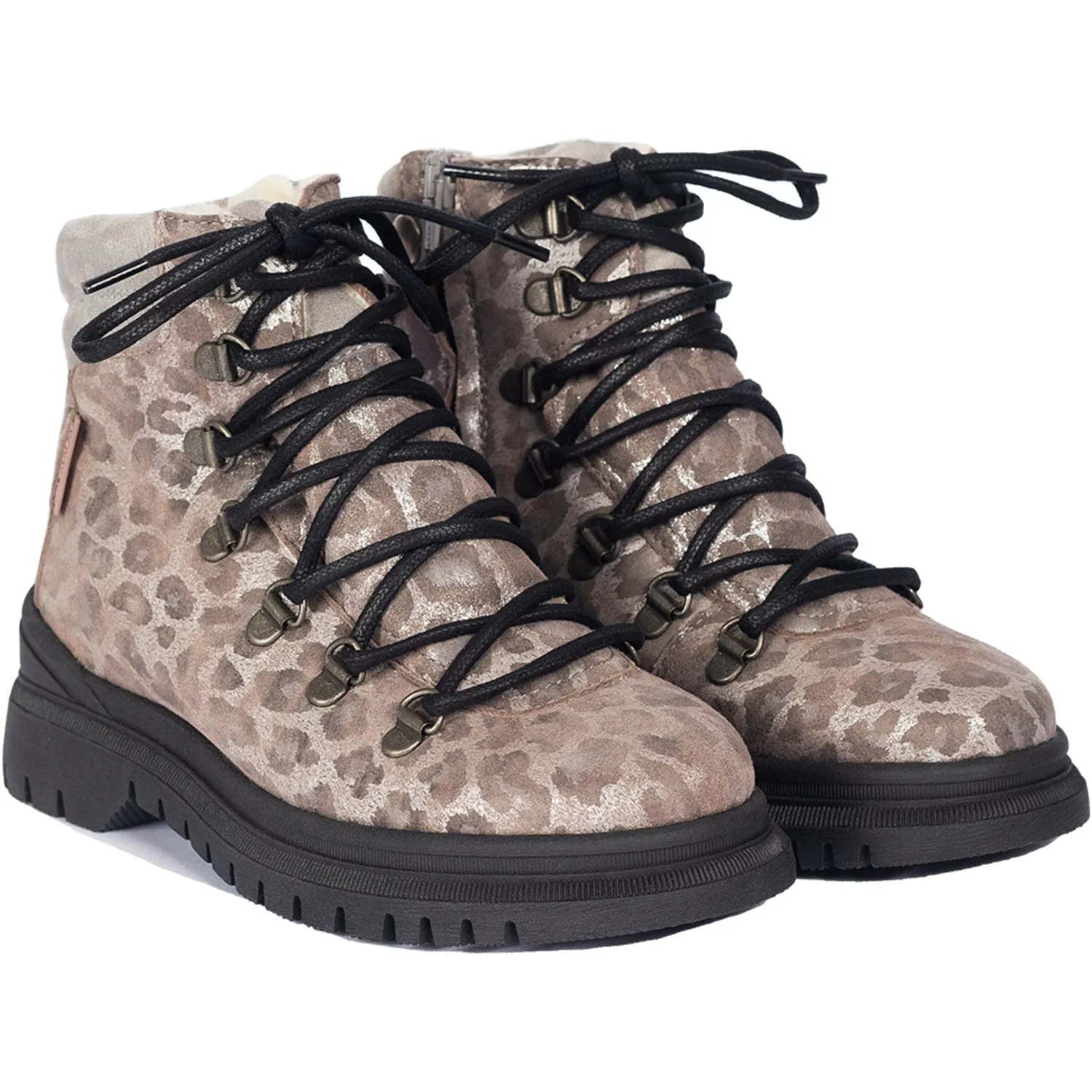 Angulus Silver Leo/Gray Tex Lace-up Boot with Wool Lining Ice Resistant Soles