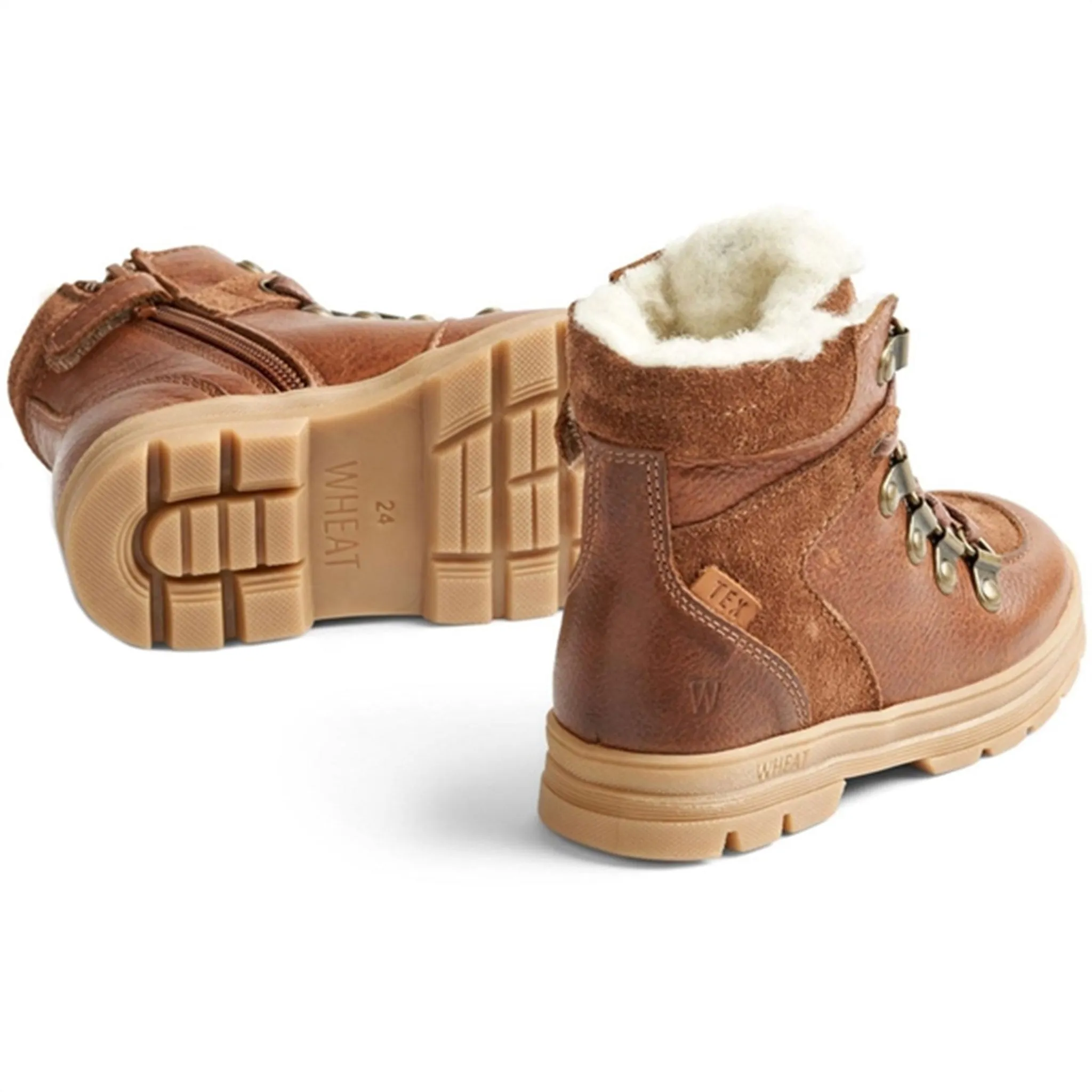 Wheat Winter Boots Toni Tex Hiker Cognac men Snow-Trekking Boots