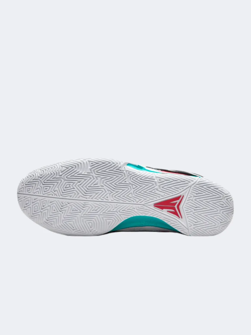 Nike Ja Murant 1 Scratch Men Basketball Shoes White/Green/Red/Black Skeletal Framework Dual Density Midsole