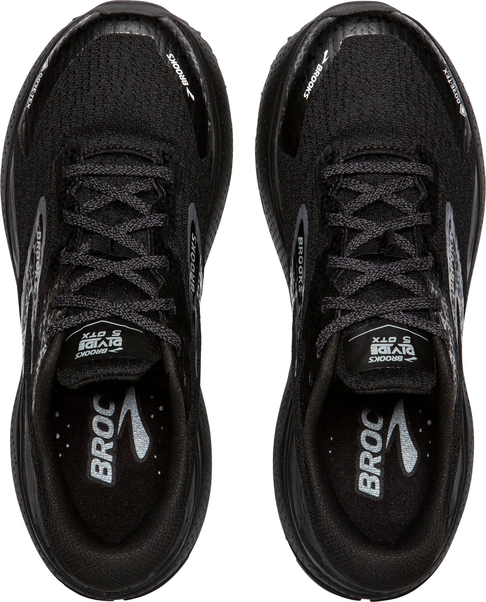Fast Track Love Path Brooks Divide 5 GORE-TEX Mens Trail Running Shoes - Black