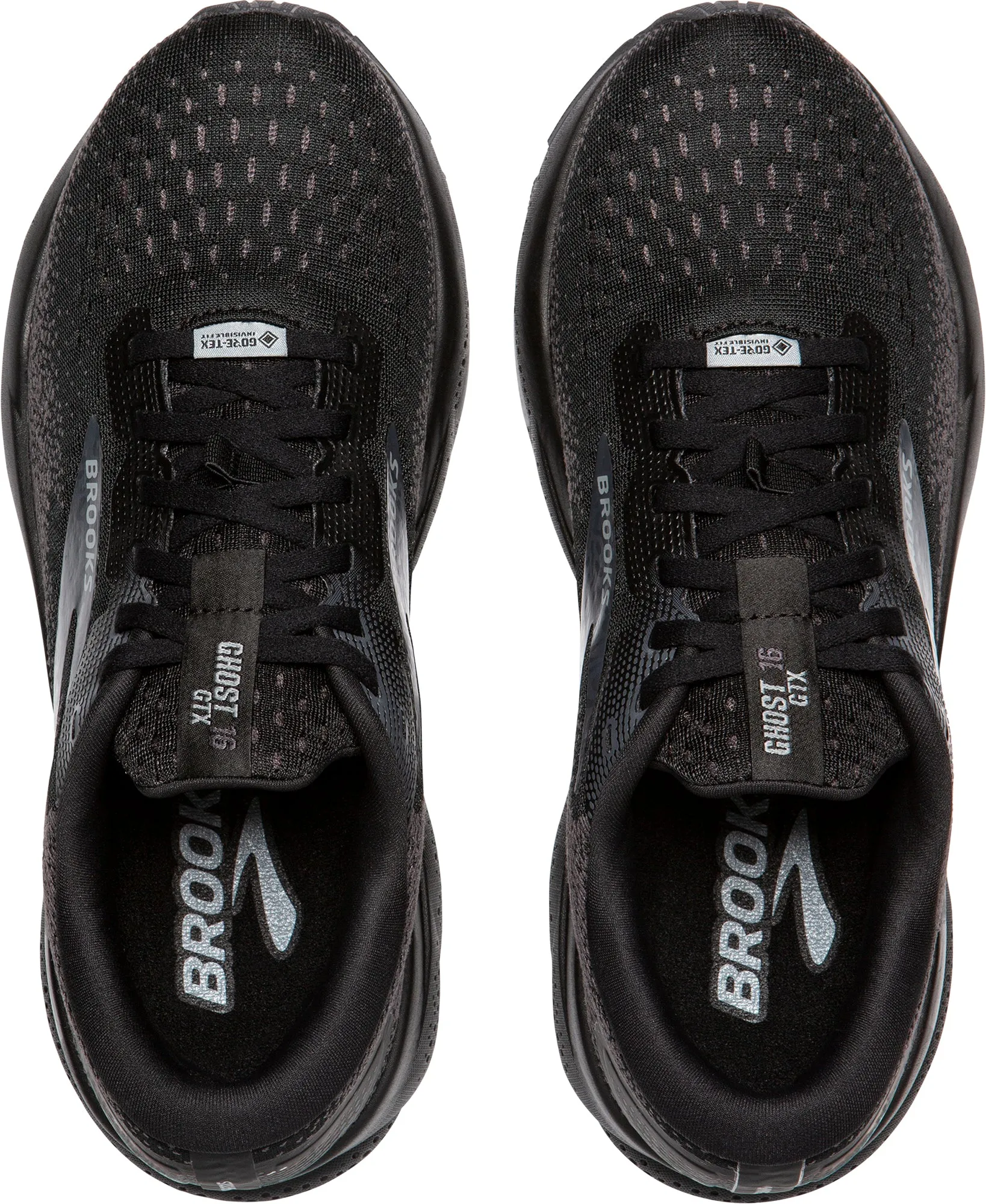 Brooks Ghost 16 GORE-TEX Mens Running Shoes - Black warm glow