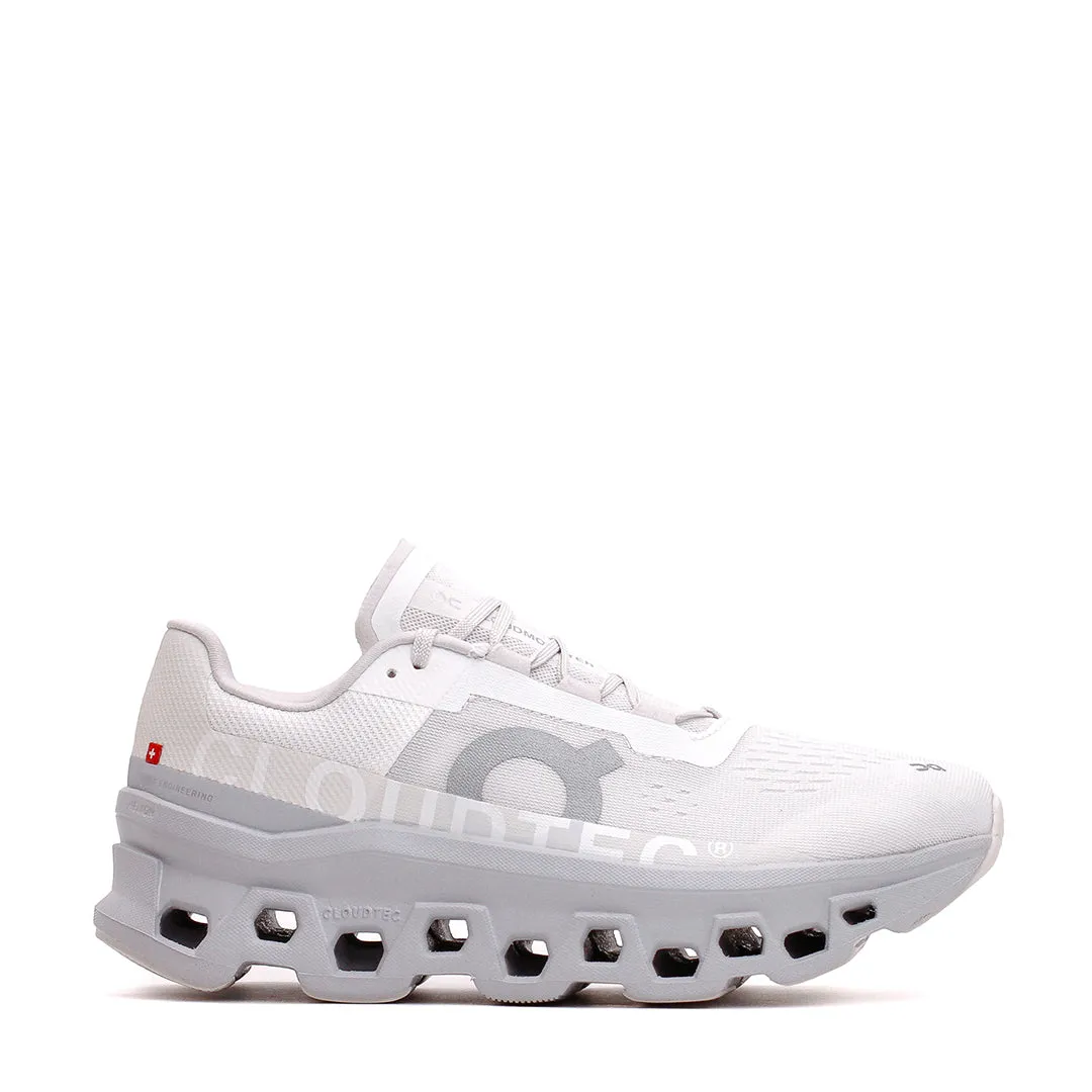 ON Women Cloudmonster White Glacier 61.97649 Stride Bold Cushioned Base Work Commute