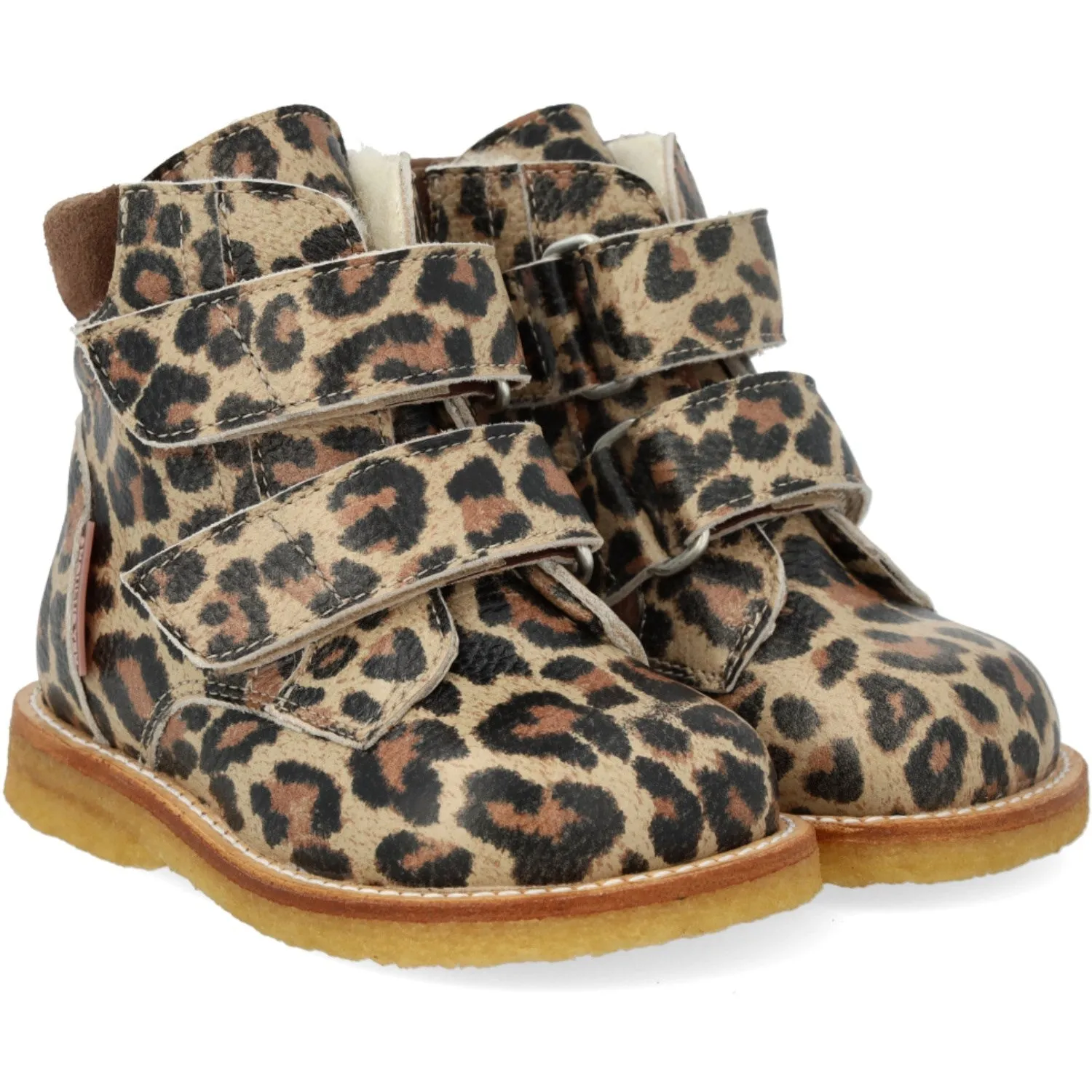 Extreme Winter Gear Secured Angulus Beige Leo/Taupe Beginner TEX Boot with Velcro Closure