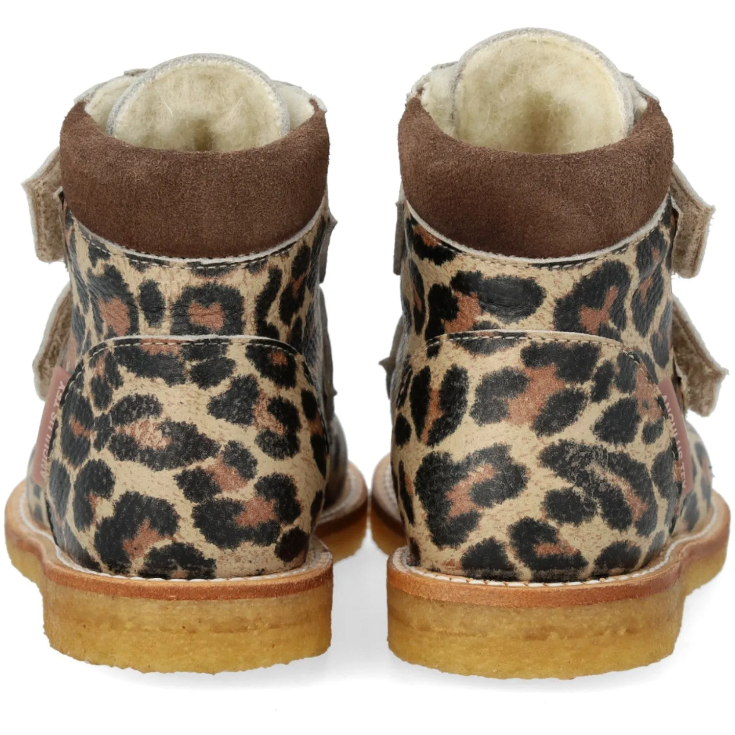 Angulus Beige Leo/Taupe Beginner TEX Boot with Velcro Closure windproof Outdoor Comfort