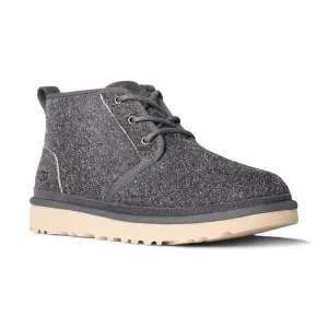 Men's Neumel Shaggy Suede Dark Grey Snow Mountains