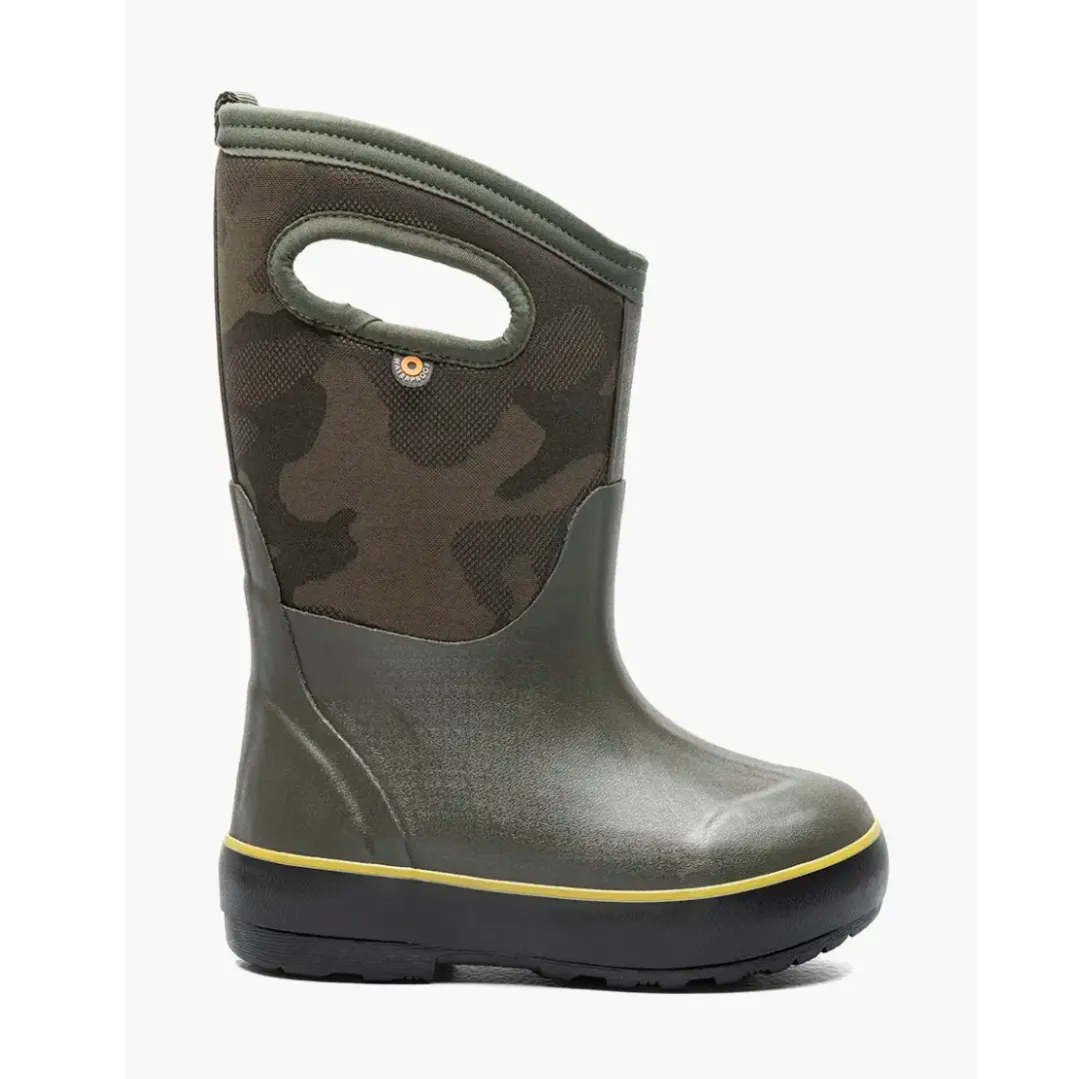 BOGS Dark Green Tonal Camo Classic Boots snow shoes