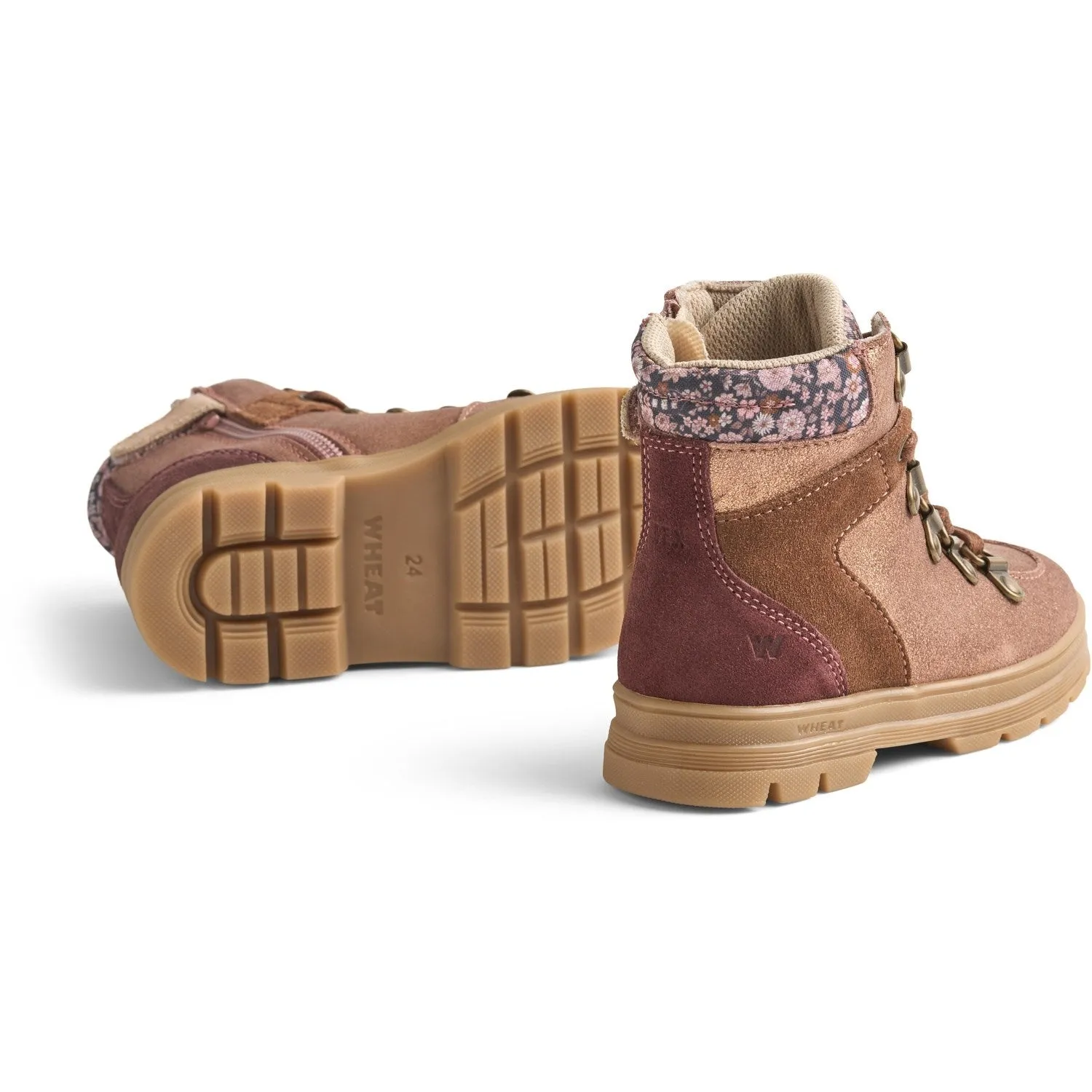 Wheat Rose Shine Bootie Toni Sport Tex Winter Adventure