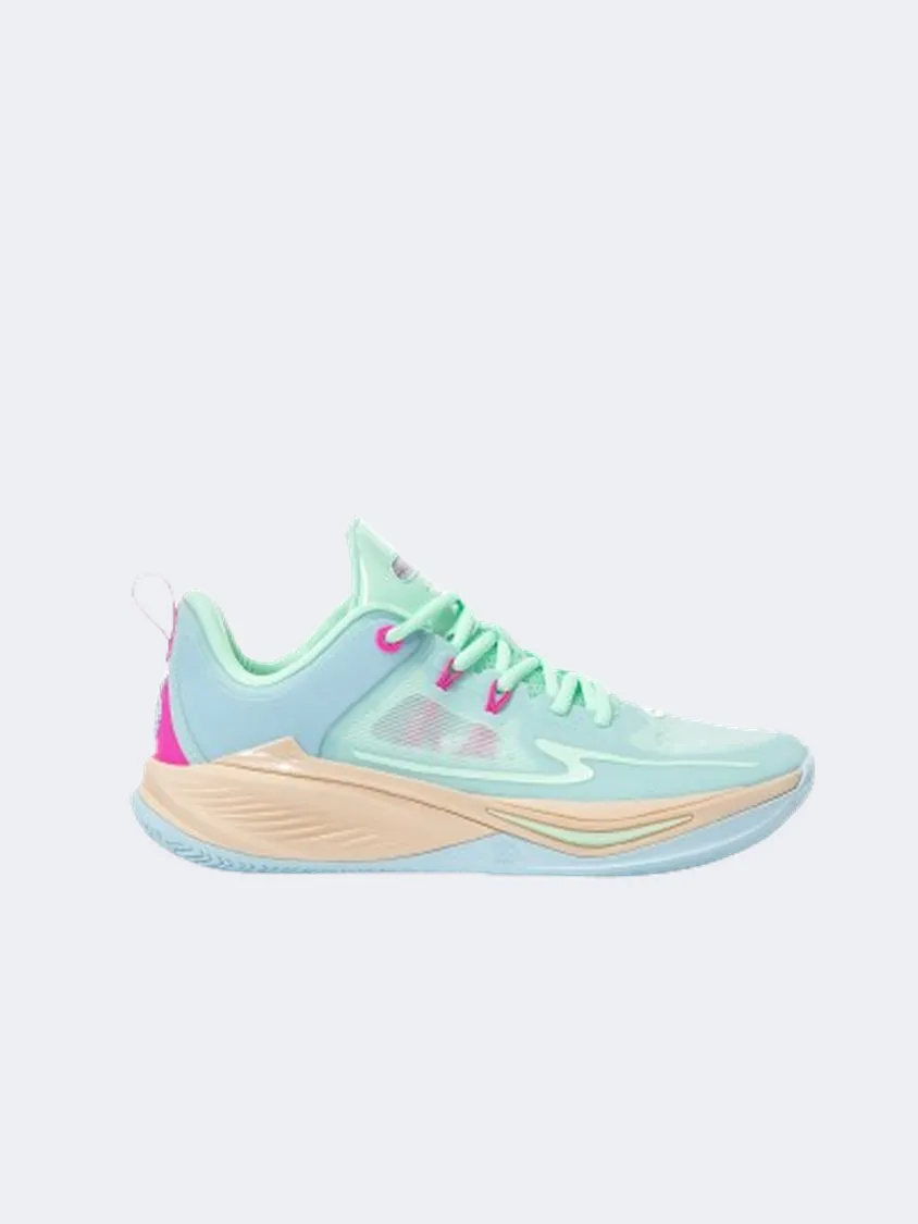 Vertical Lift Enhancement Erke Men Basketball Shoes Blue/Light Green