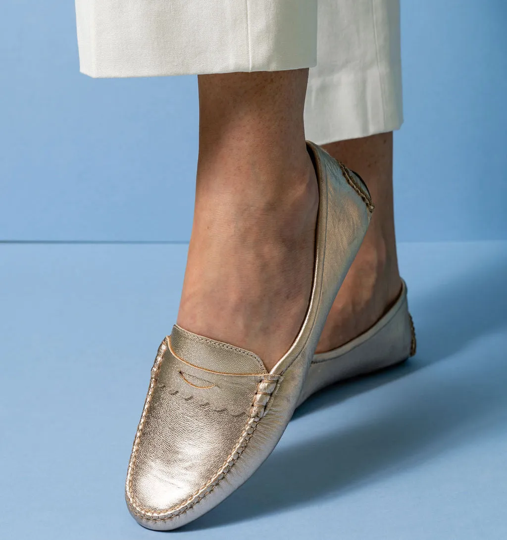 Everyday Janet Scalloped Penny Loafer Driving Shoe