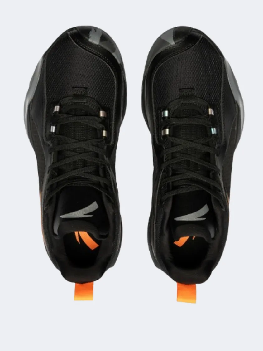 Anta Wind Tunnel 4 Men Basketball Shoes Black/Orange Speed Enhancement