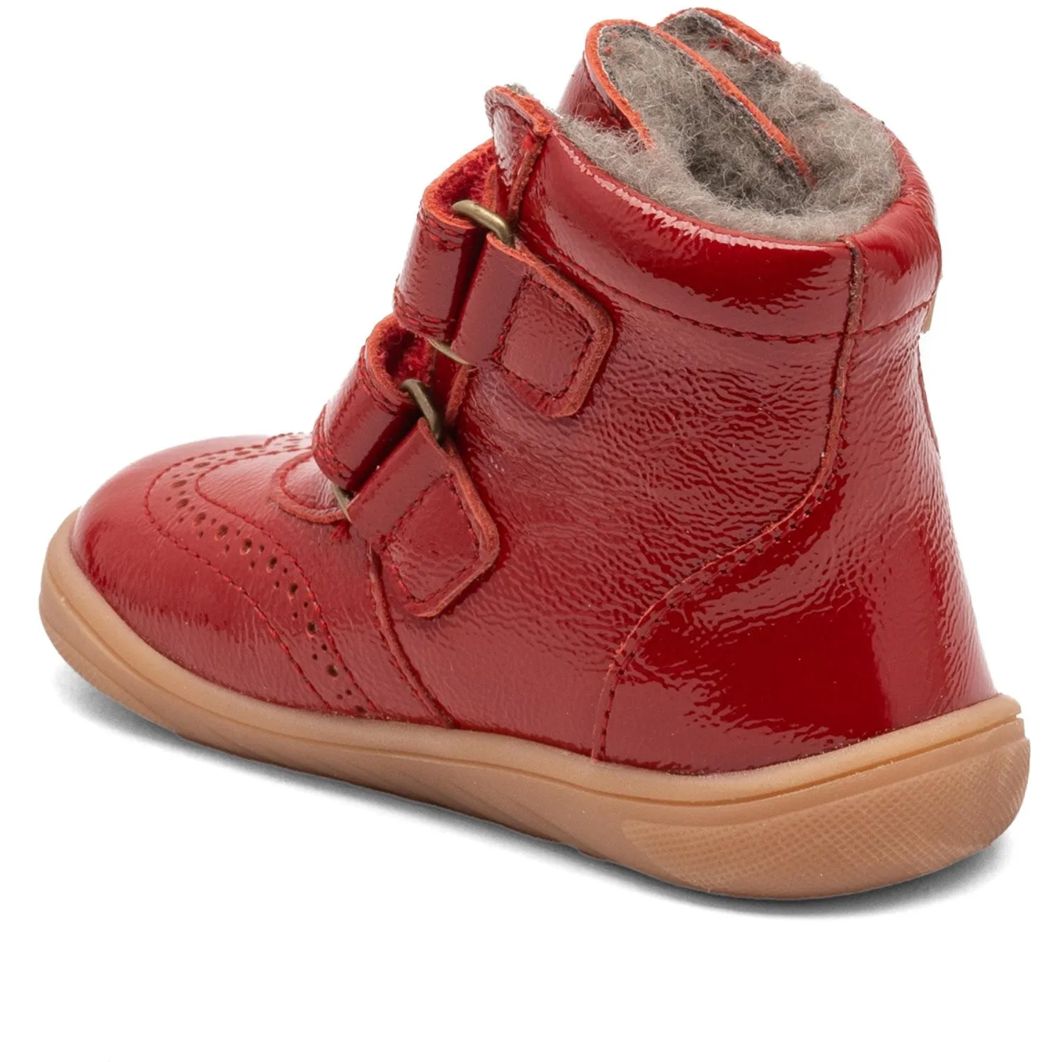 Bisgaard Red Patent Barefoot Philine Tex Snow Adventure