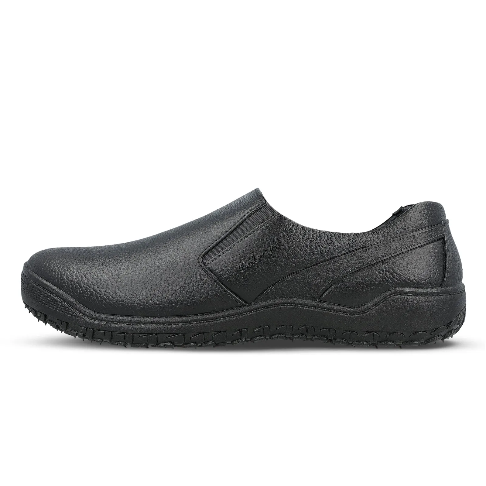 Ultra light Footwear Style Men's Slip-On Rain Shoes - WC4703 Black