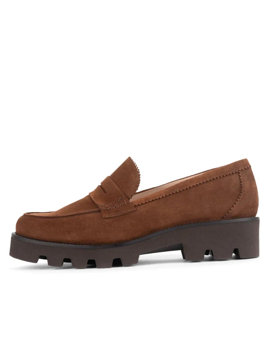 Vince Lug Sole Penny Loafer Park Day Lace Up Style
