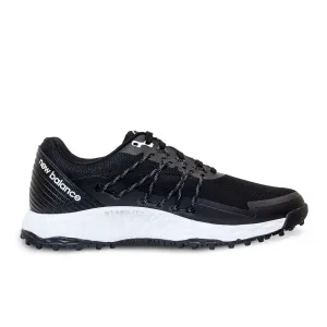 New Balance Mens Fresh Foam Pace SL Golf Shoe - BLACK / WHITE Performance Boost Fit Control