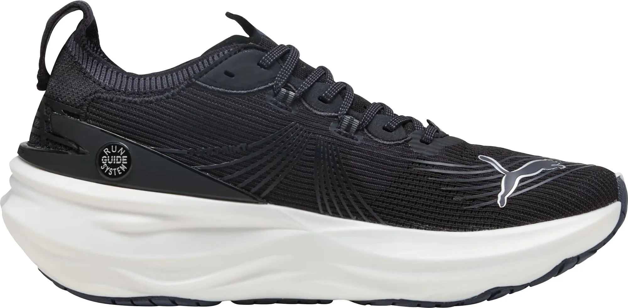 Desert Path Quick Drying Airport Travel Puma ForeverRun Nitro 2 Mens Running Shoes - Black