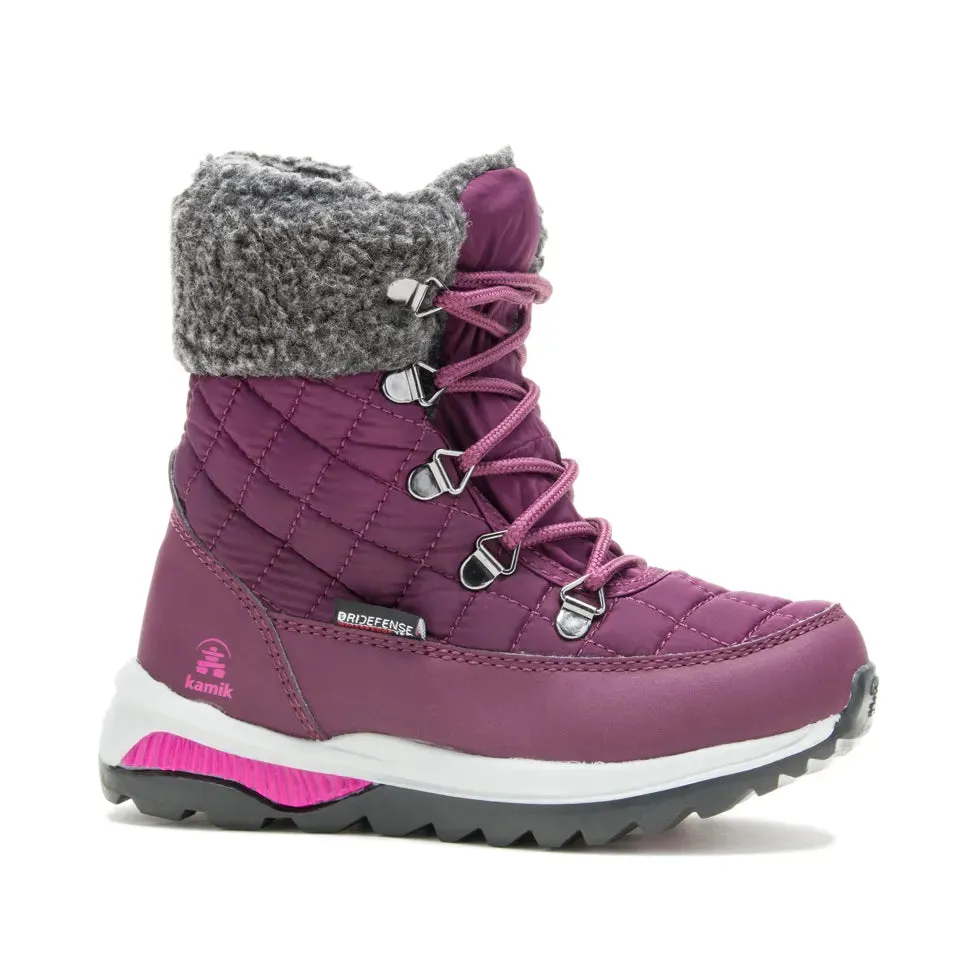 Snow Conditions Snow Adventure Boots Kamik Grape Gemini Youth Boot