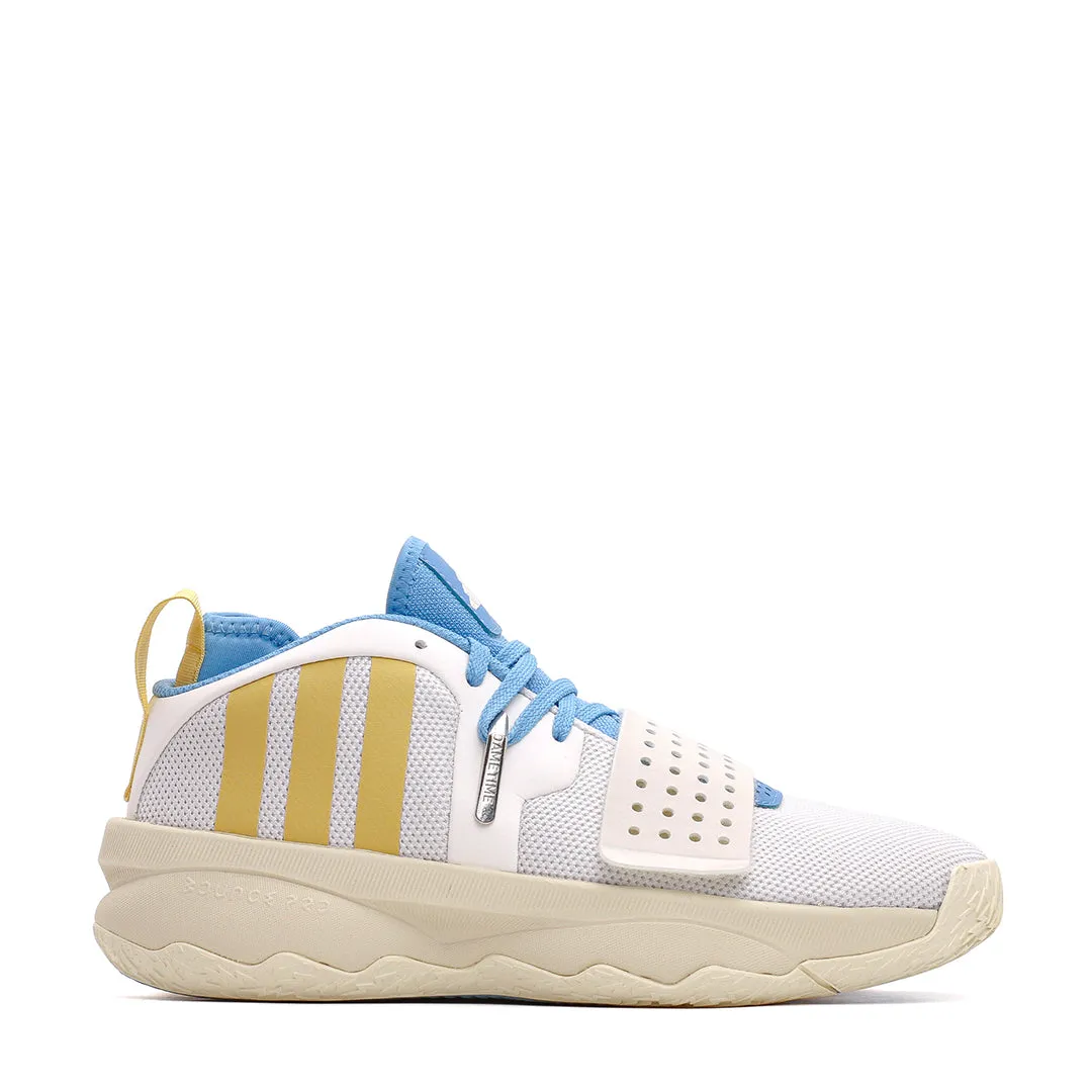 Textile Upper Reinforced Lace System Adidas Basketball Men Dame 8 EXTPLY White IF1514