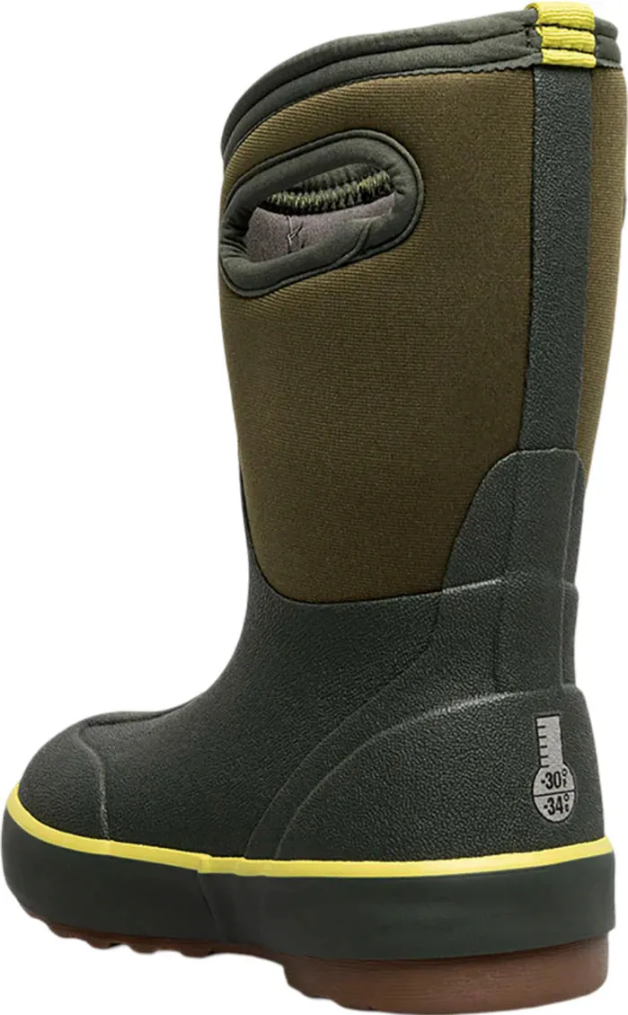 Snow Insulated Trek Arctic Hiking Boots BOGS Dark Green Classic II Boots