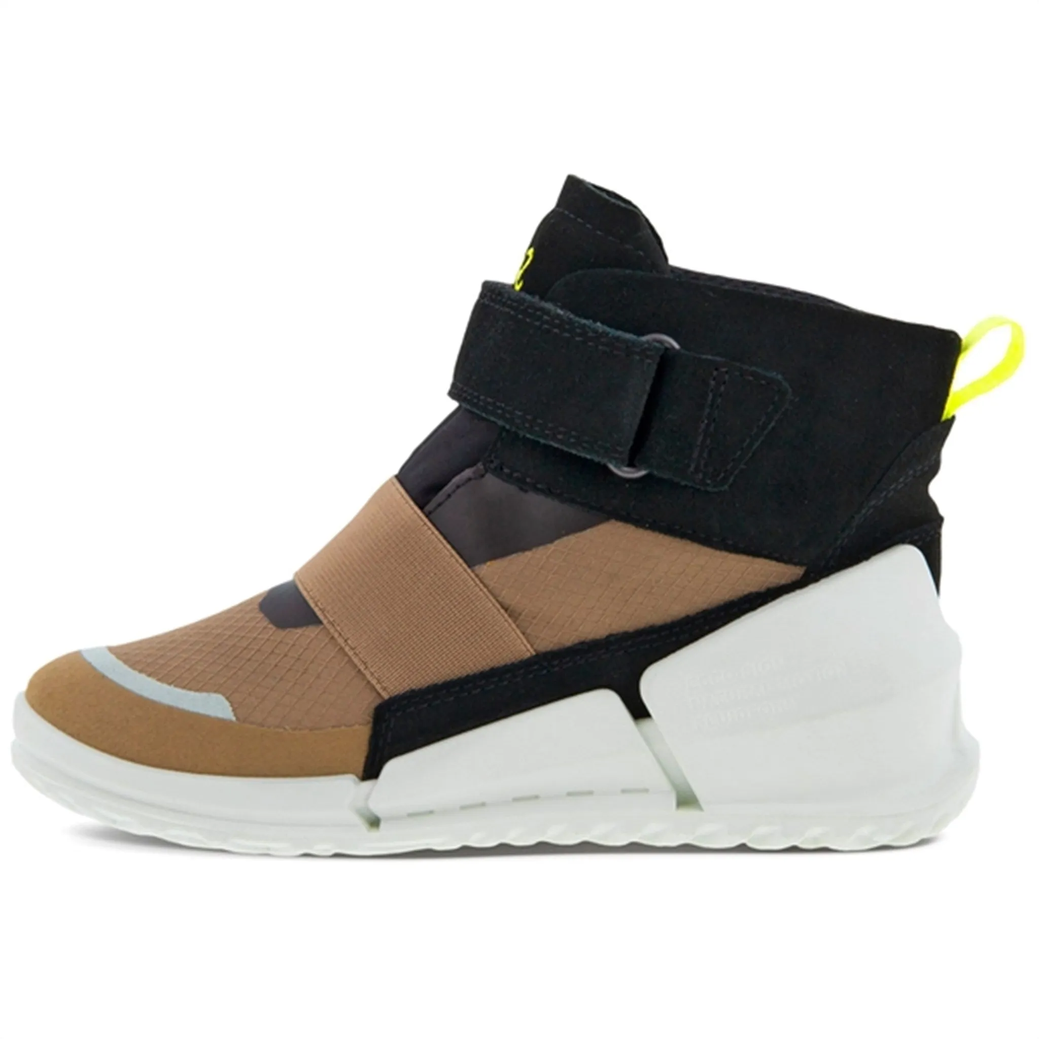 Ecco Biom K1 Ankle Boot Taupe/Black Snow Cozy Waterproof Style