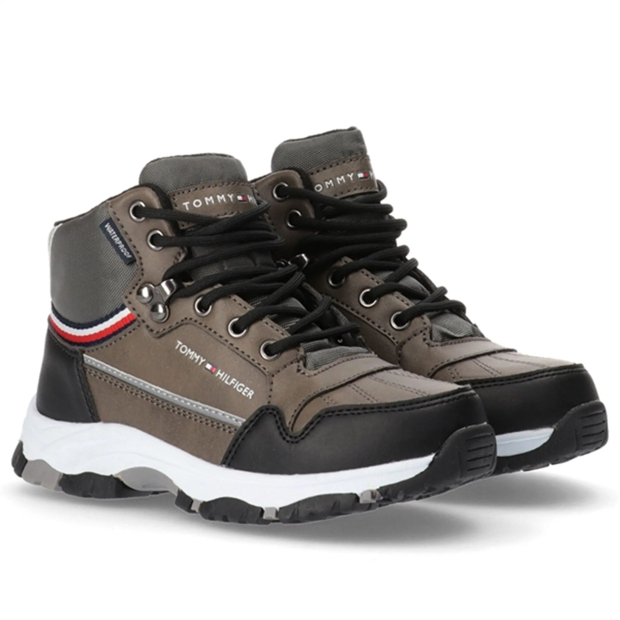 Snow Winter Hiking Trail Snow Winter Mountain Trek Tommy Hilfiger Tech Boot Grey