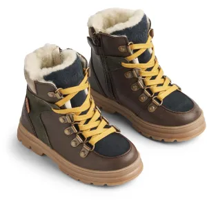 Winter Trail Ready Snow Grip Shoes Wheat Dark Brown Winterboot Toni Hiker Tex