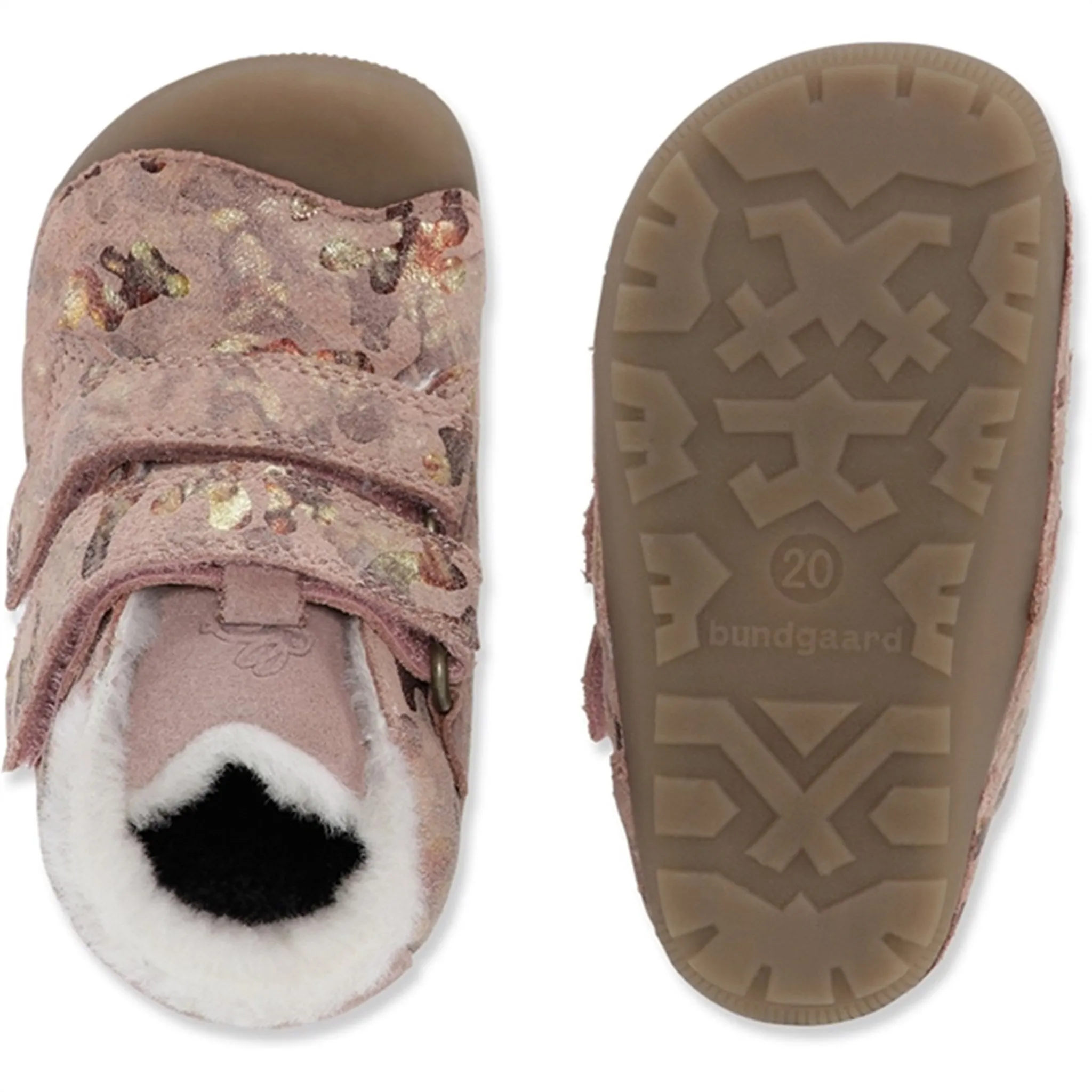Youth Bundgaard Petit Mid Winter Strap Prewalker Rose Mili