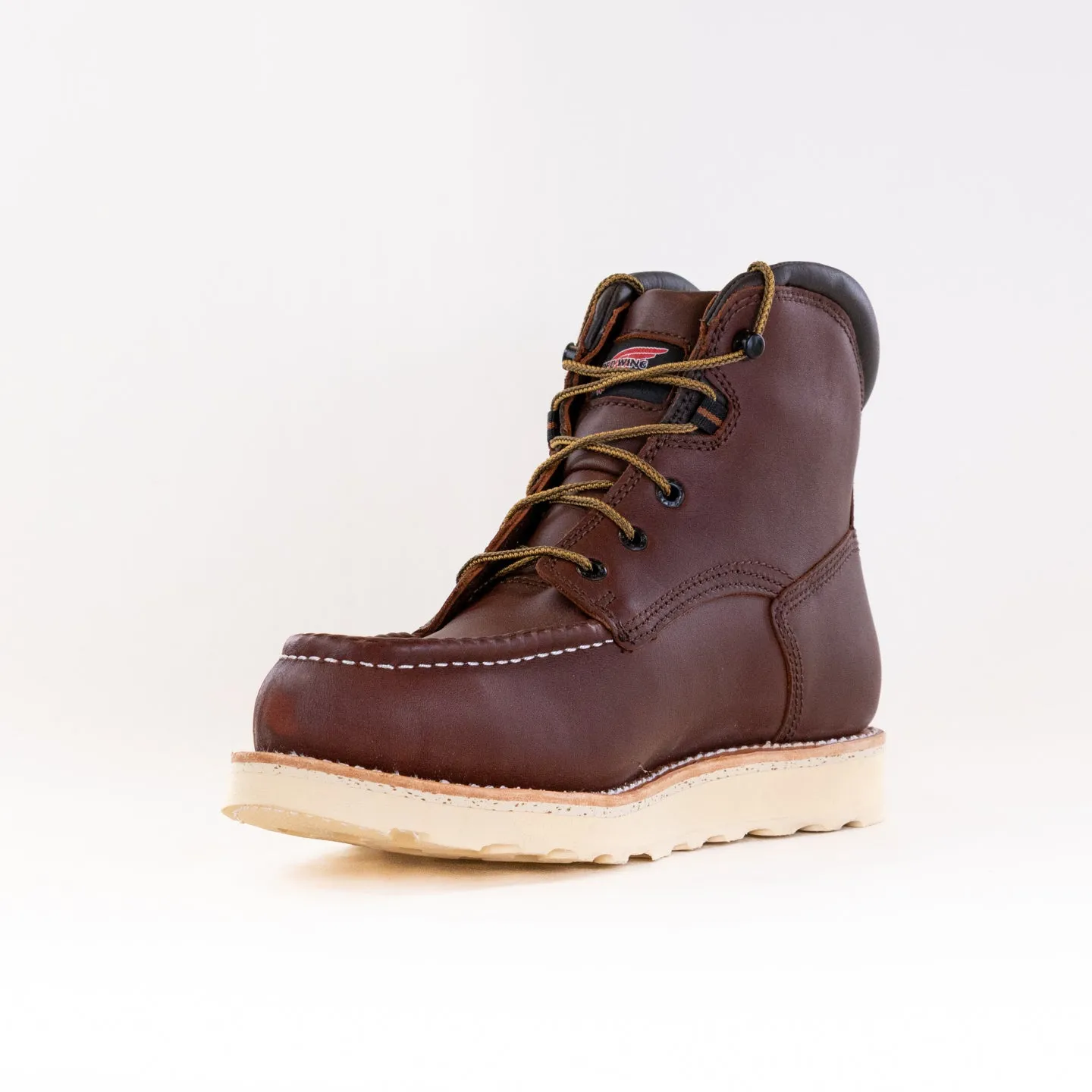 Red Wing 405 6-inch Waterproof Soft Toe Boot (Men's) - Brown Premium Soft Memory Foam Heels